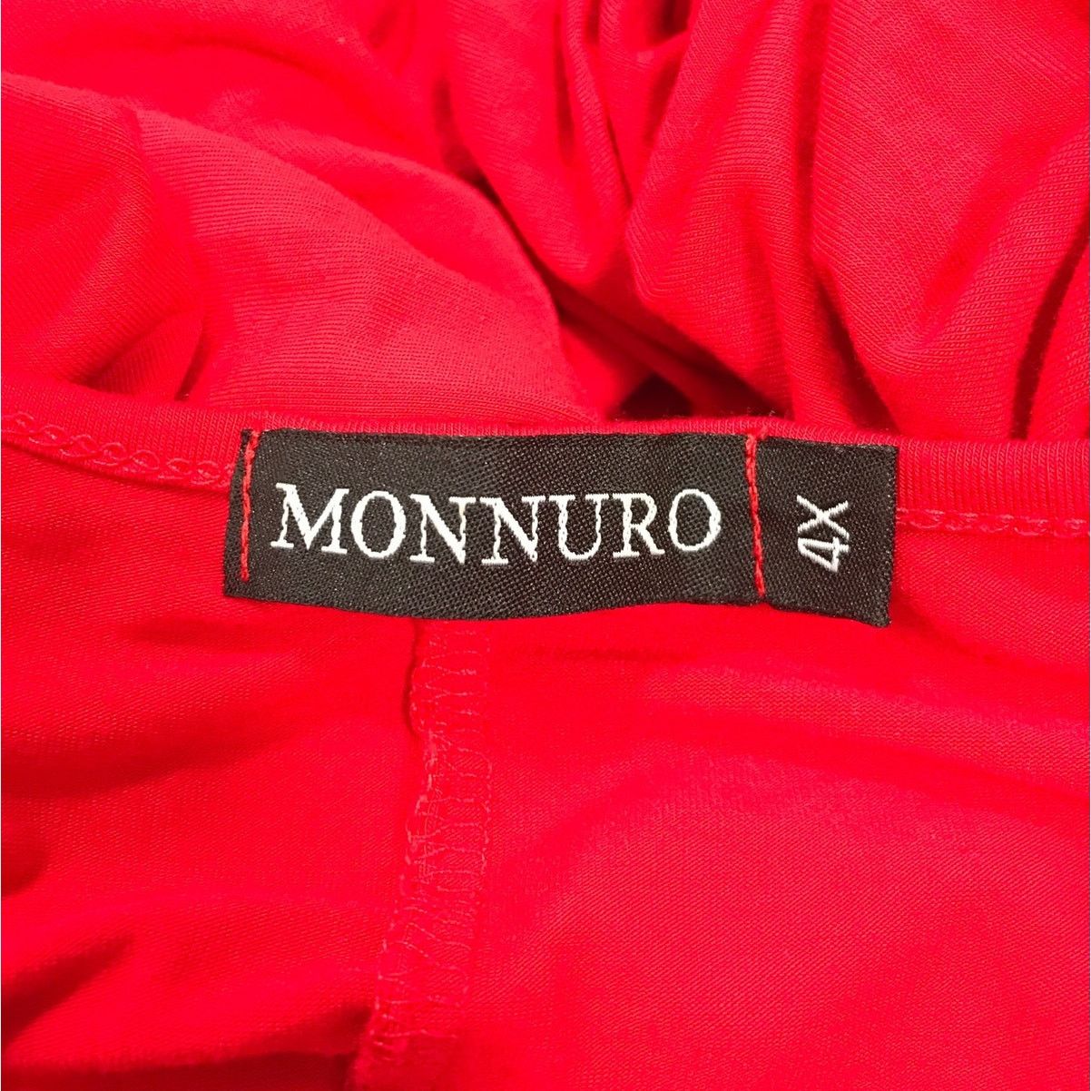Other Monnuro V-Neck 3/4 Sleeve Stretch Flowy Blouse 4X Size 4XL / US 24-26 - 3 Thumbnail