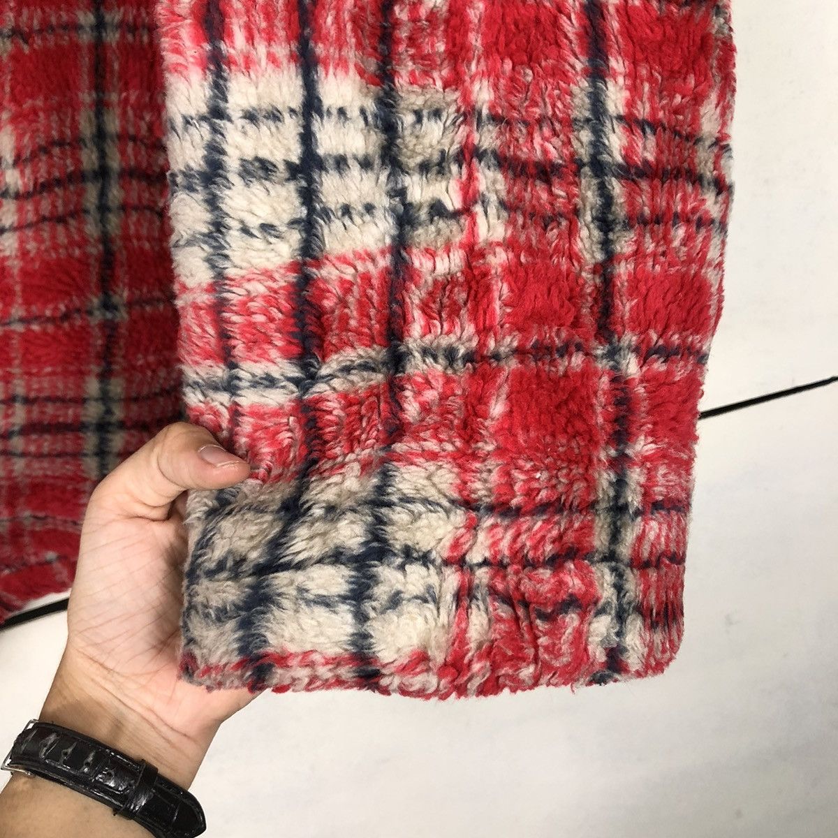 Hysteric Glamour 🔥VINTAGE ZIPPER JACKET FLEECE SHERPA KEARNEY HOUSE TARTAN Size US L / EU 52-54 / 3 - 17 Thumbnail