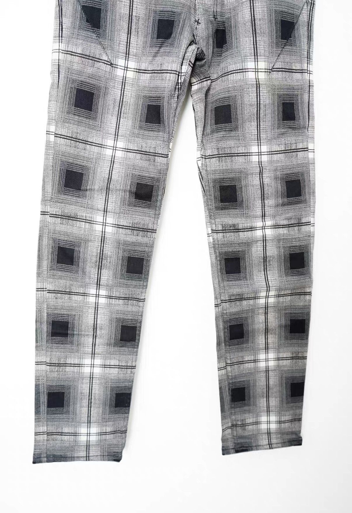 Number (N)ine Number Nine Archive Fall/Winter Plaid Cropped Pants Size US 32 / EU 48 - 3 Thumbnail