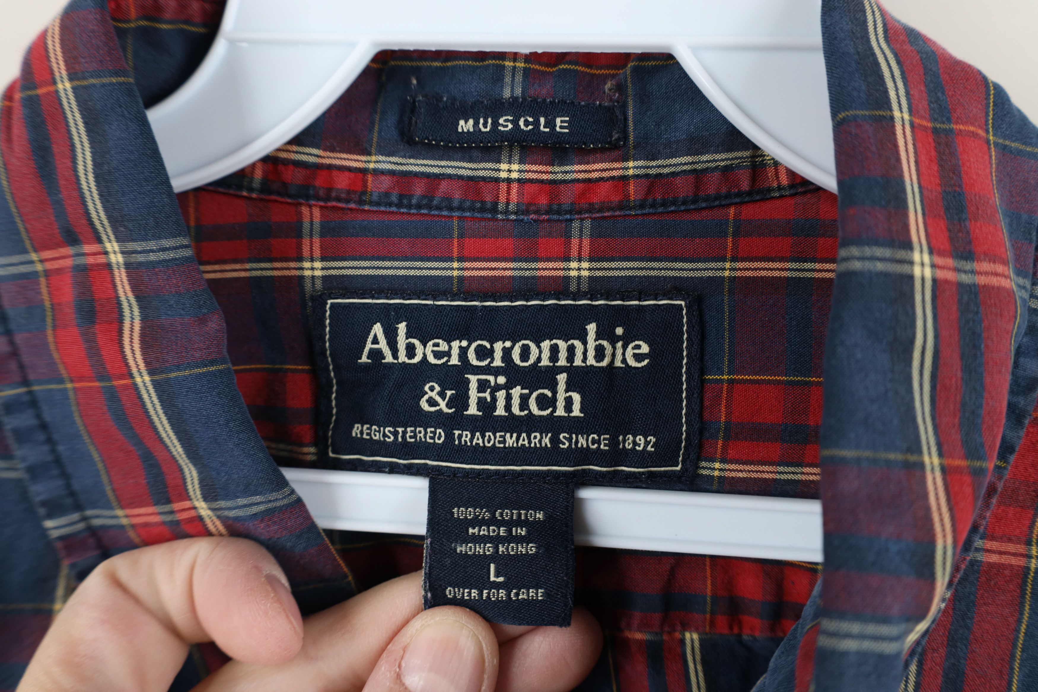 Abercrombie & Fitch Vintage Abercrombie & Fitch Collared Button Down Shirt Size US L / EU 52-54 / 3 - 10 Thumbnail