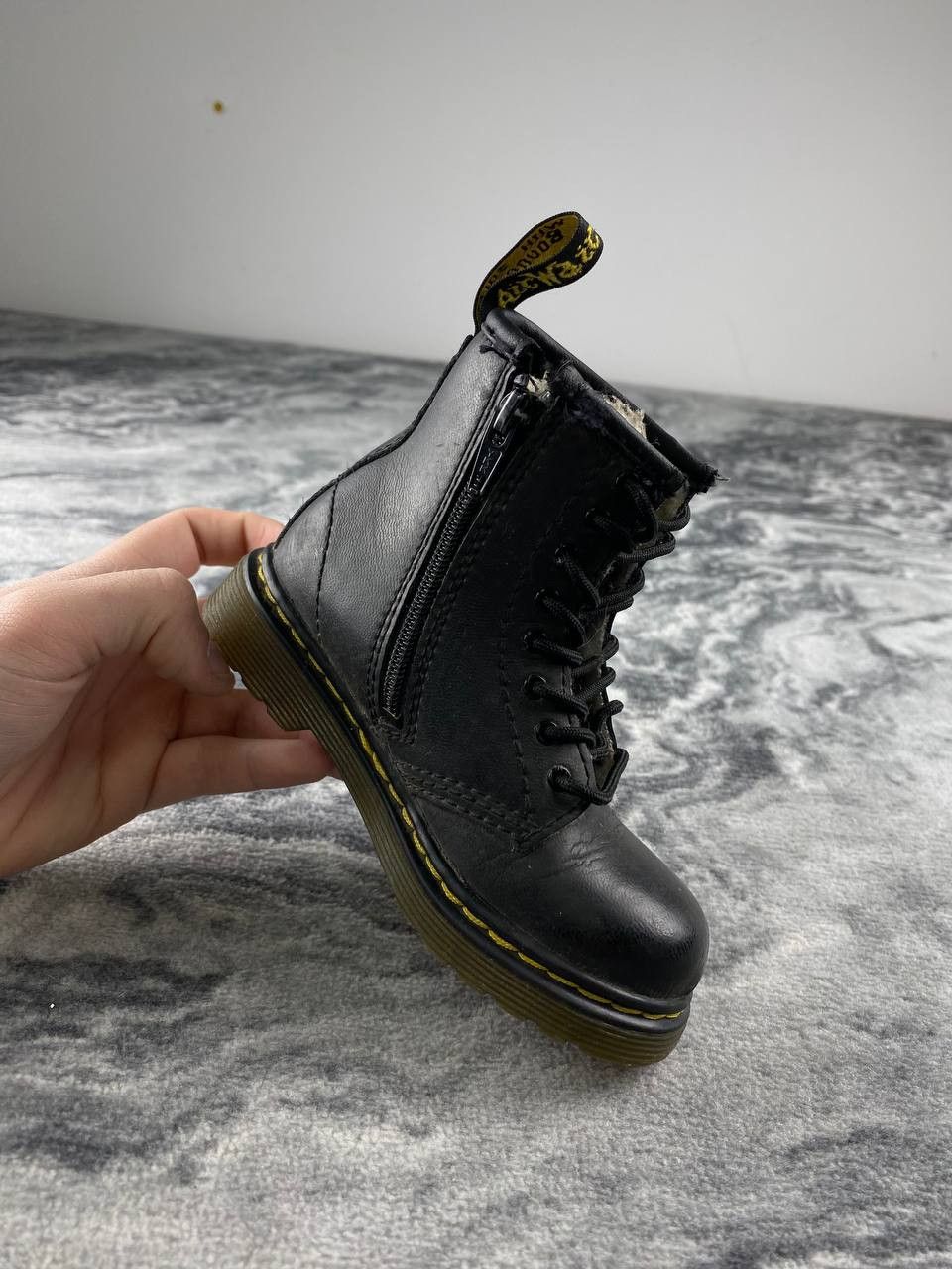 Dr. Martens Dr Martens Junior 1460 Softy T Leather Boots Size 24 Black Size US 5 / EU 37 - 10 Thumbnail