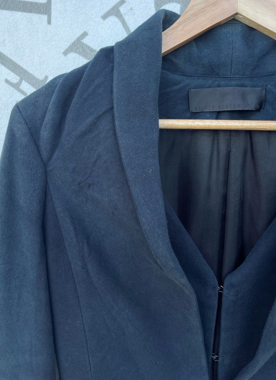 Haider Ackermann 🔥A/W 2013 HAIDER ACKERMANN MOLESKIN CROPPED JACKET Size S / US 4 / IT 40 - 8 Thumbnail