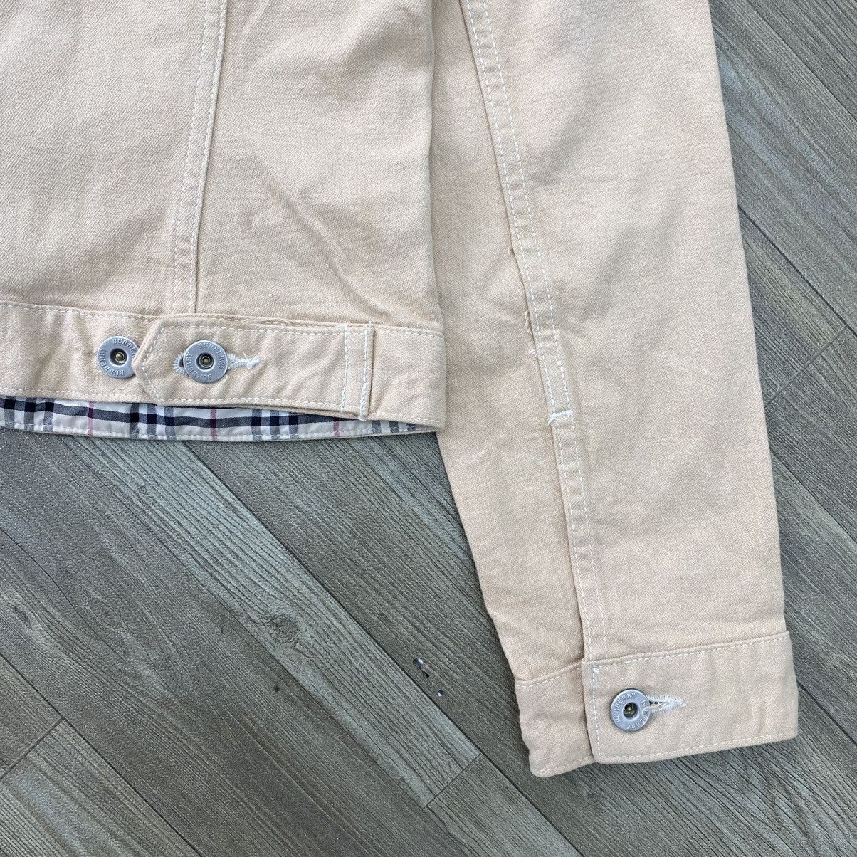 Burberry Vintage Burberry London Nova Check Beige Denim Jacket Luxury Size US S / EU 44-46 / 1 - 17 Thumbnail