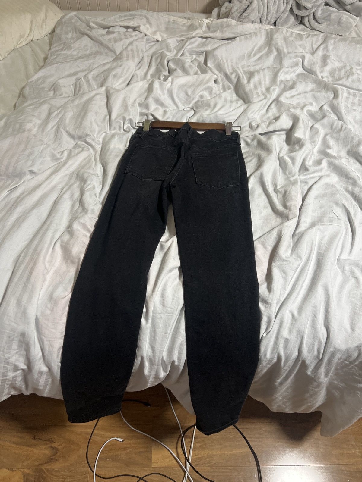 Other Skinny Black Jeans W/ Rips Size US 29 - 2 Thumbnail