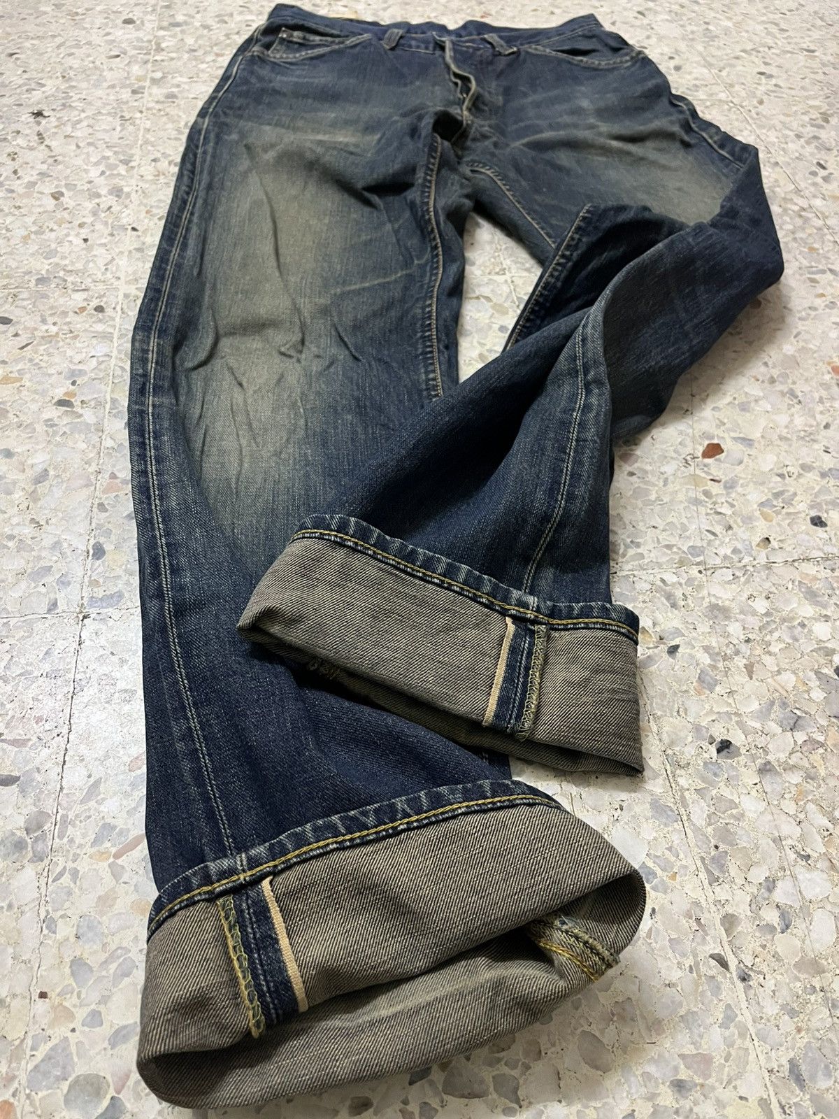 Lee × Vintage Vintage distressed LEE rider half selvedge denim Size US 30 / EU 46 - 3 Thumbnail