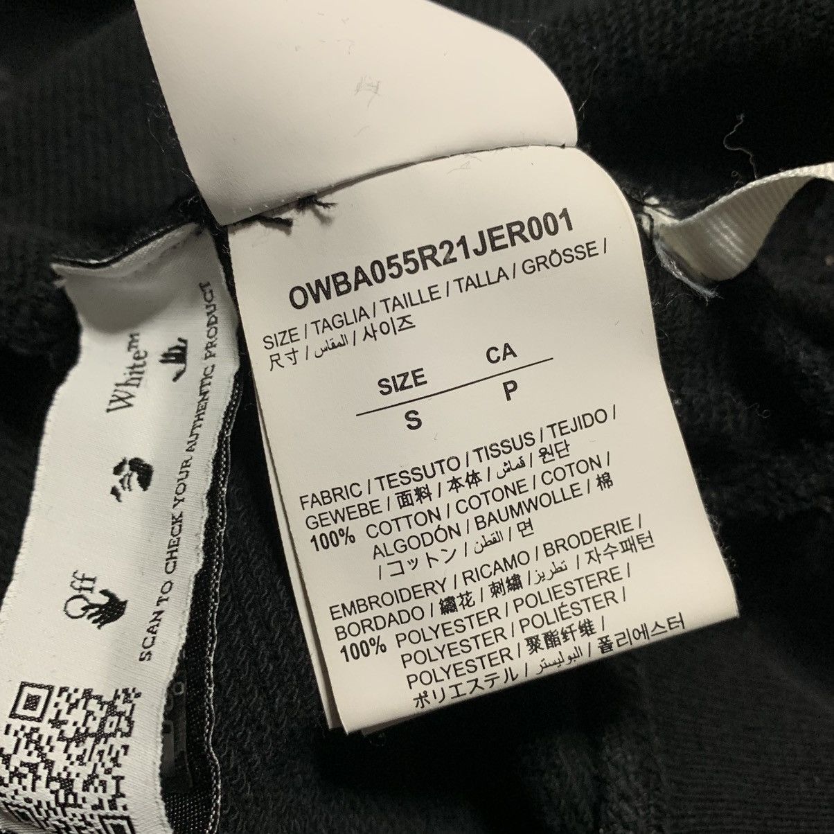 Off-White Off White Small Liquid Arrows Black Sweatshirt Crewneck Size US S / EU 44-46 / 1 - 8 Thumbnail