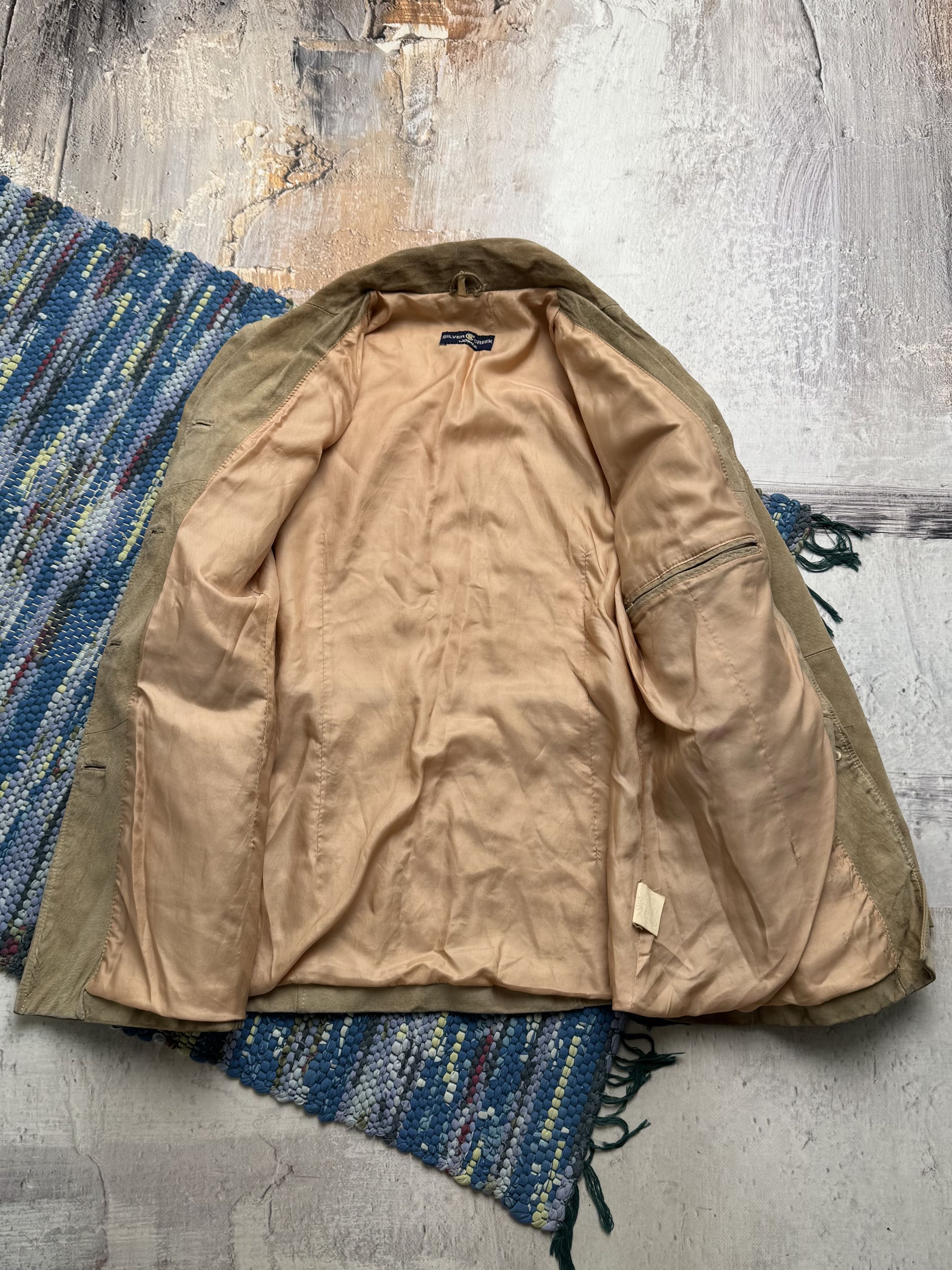 Vintage Vintage Real Pig Suede Jacket With Belt A8(V1)D15 Size L / US 10 / IT 46 - 10 Thumbnail