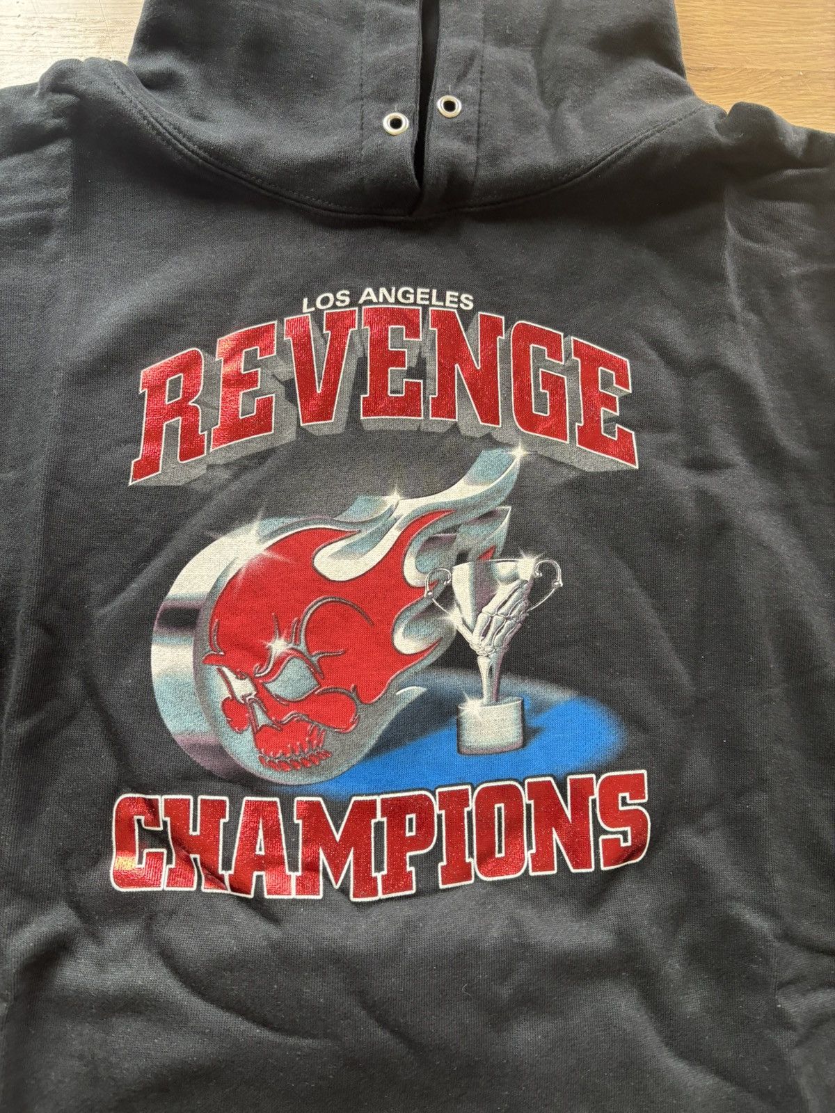 Revenge Revenge Champions Trophy Black Hoodie Size US XL / EU 56 / 4 - 4 Thumbnail