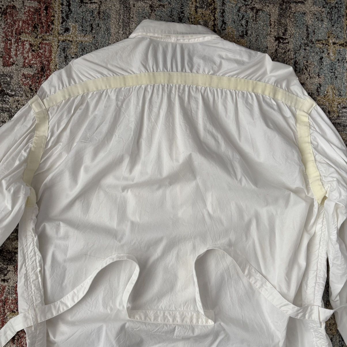 The Viridi-anne Pull Up Gathered Long Shirt cotton bondage strap gathered Size US M / EU 48-50 / 2 - 7 Thumbnail