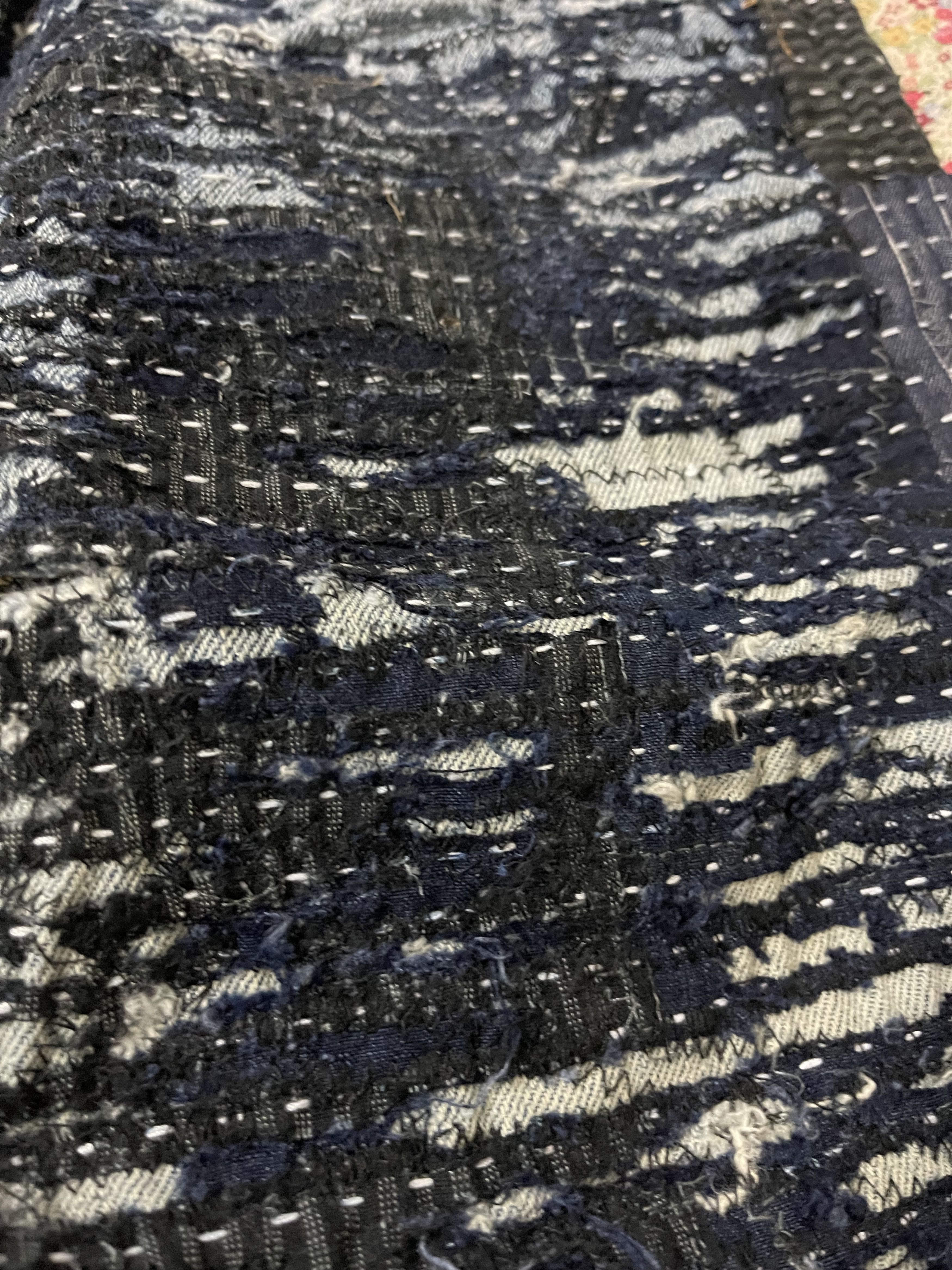 Levi's Vintage Clothing Vtg Levis Custom Sashiko Boro Kapital Style Single Number Size US 29 - 4 Thumbnail