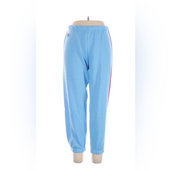Aviator Nation Aviator Nation Light Blue 5 striped Track Pants Size 30" / US 8 / IT 44 - 4 Thumbnail