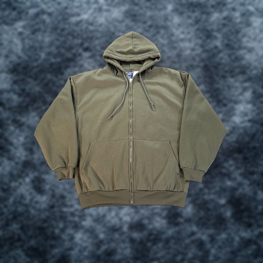 Vintage VINTAGE Pluma Hoodie Mens XL Green Full Zip 90s Grunge Fleece Thermal Lined Zip Mens XL Green 90s Size US XL / EU 56 / 4 - 1 Thumbnail