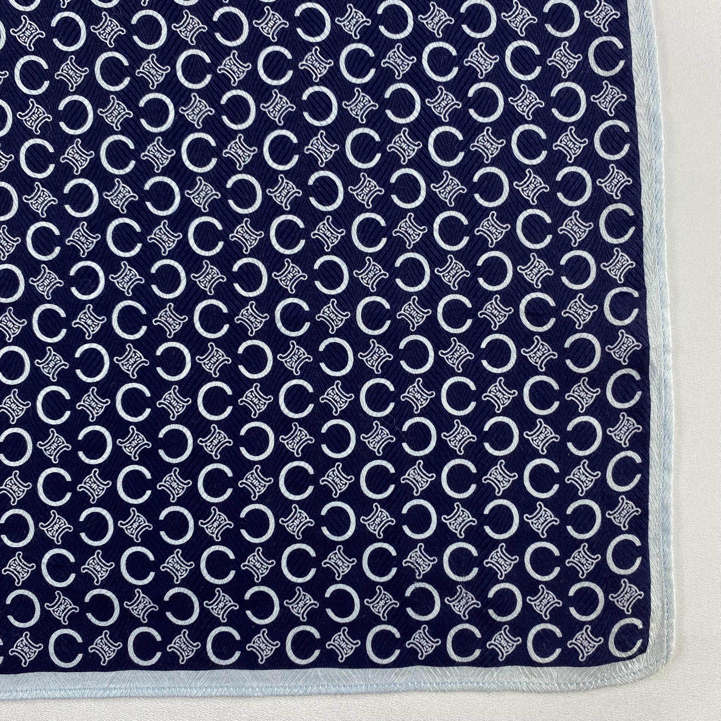 Celine × Vintage Celine Neckerchief / Bandana / Handkerchief-P1865 Size ONE SIZE - 3 Thumbnail