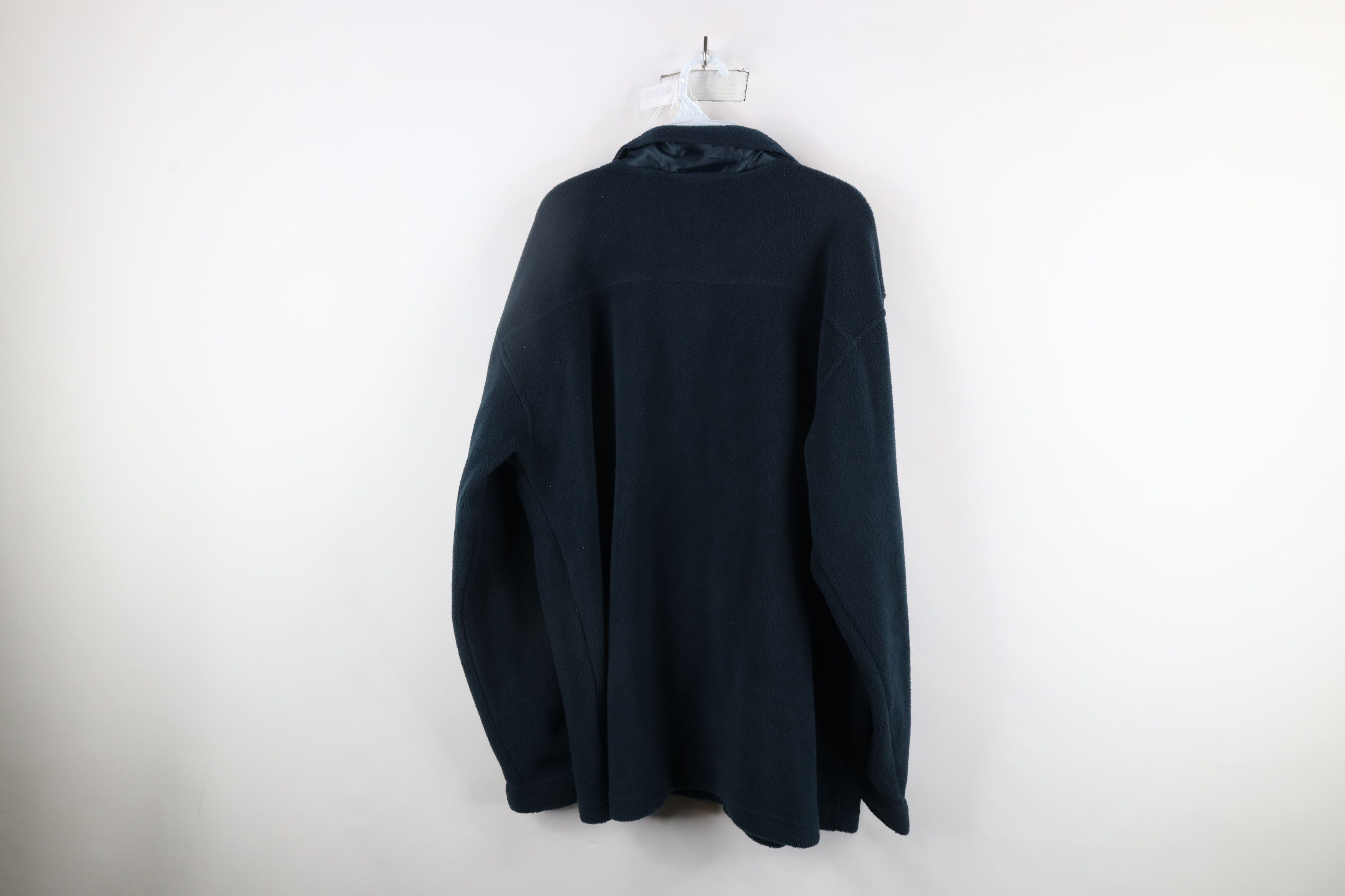 Vintage Vintage 90s Streetwear Full Zip Fleece Shirt Jacket Shacket Size US XXL / EU 58 / 5 - 11 Thumbnail