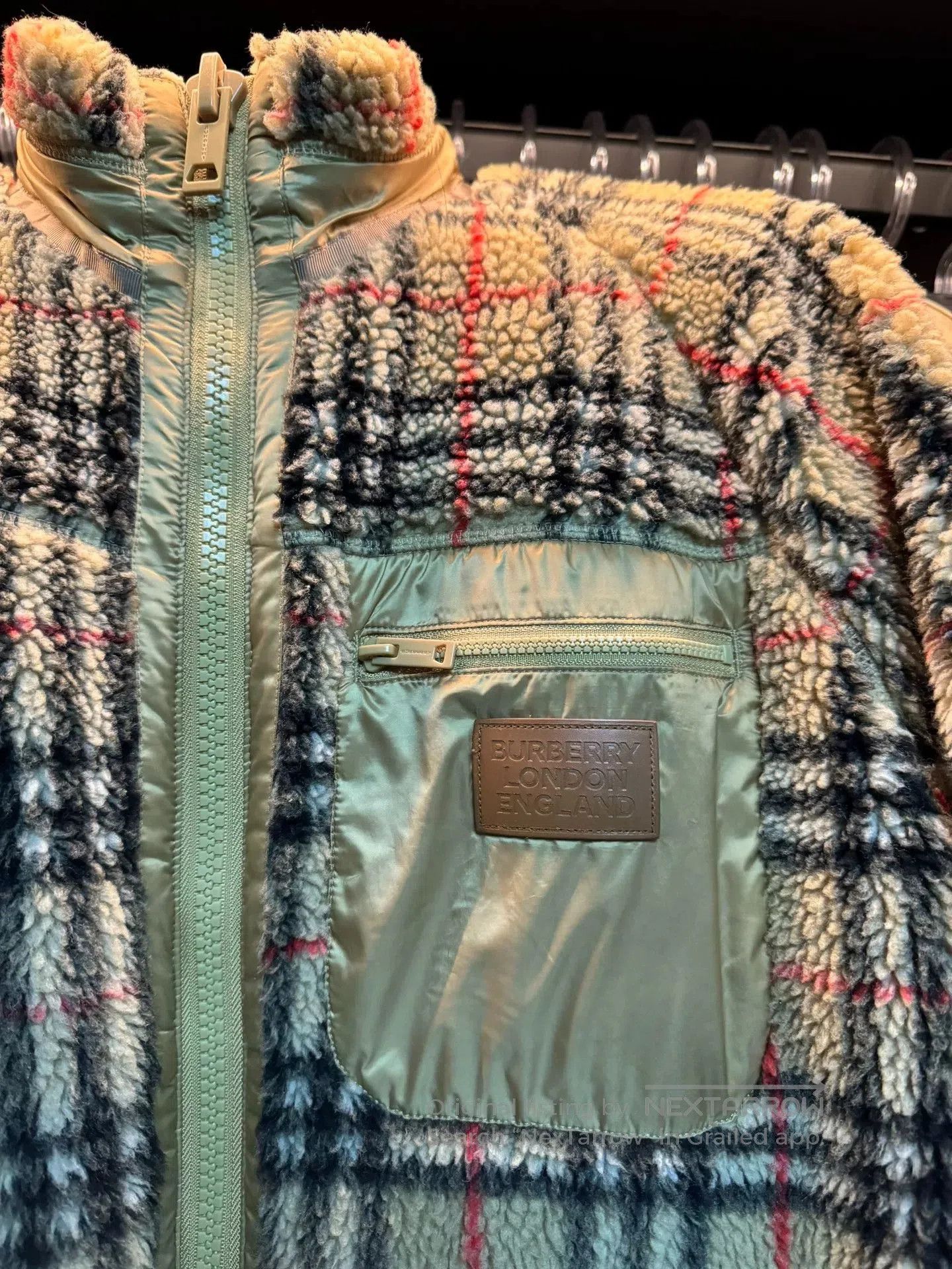 Burberry burberry teddy fleece jacket in medium. Size US M / EU 48-50 / 2 - 2 Thumbnail