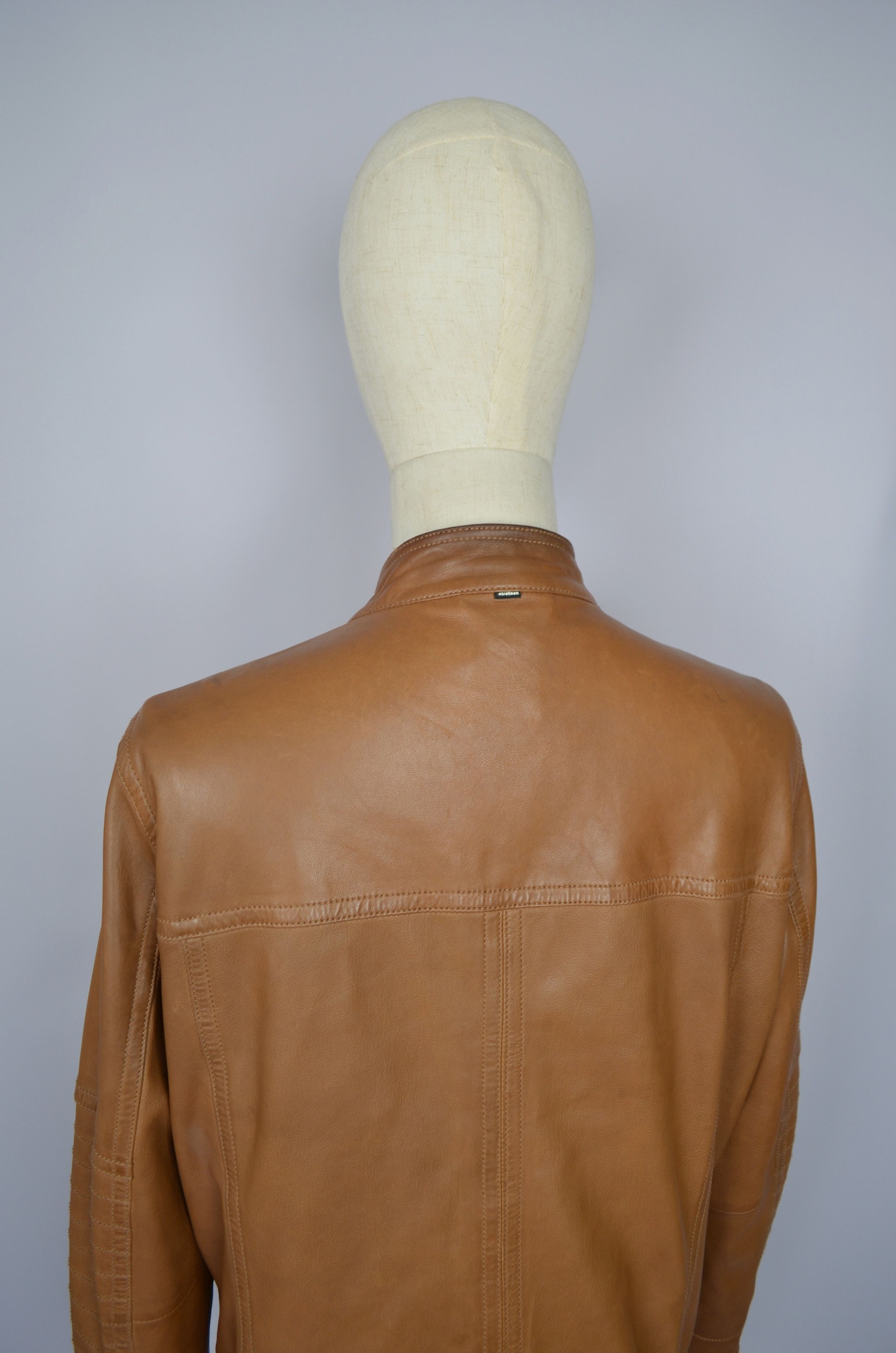 Designer × Strellson Strellson Leather Jacket Cognac Brown Size M Luxury VGC Size US M / EU 48-50 / 2 - 13 Thumbnail