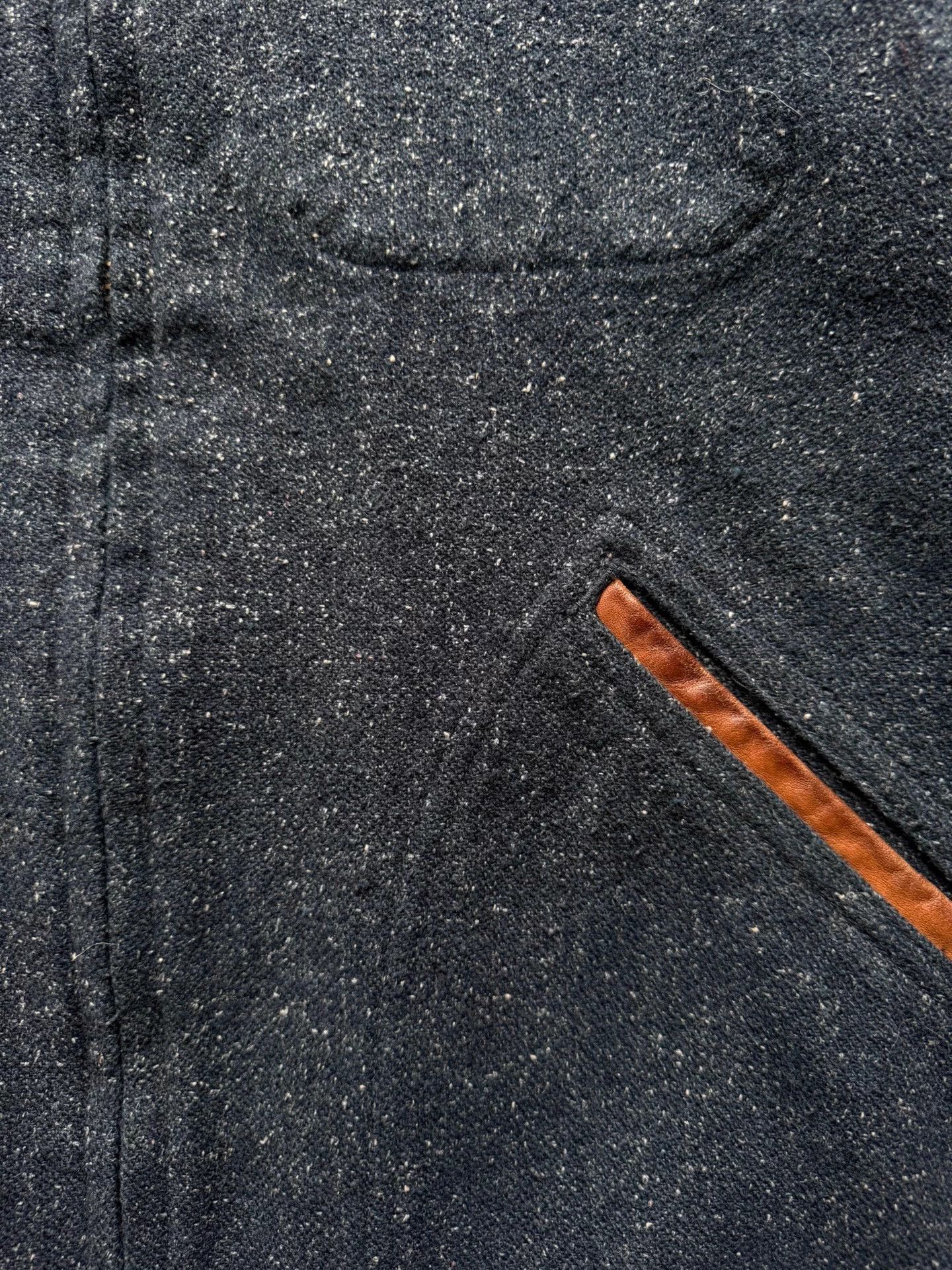 Visvim VISVIM 14AW Leather Panel JKT 3 Black grey Worn No Acc Size US L / EU 52-54 / 3 - 6 Thumbnail