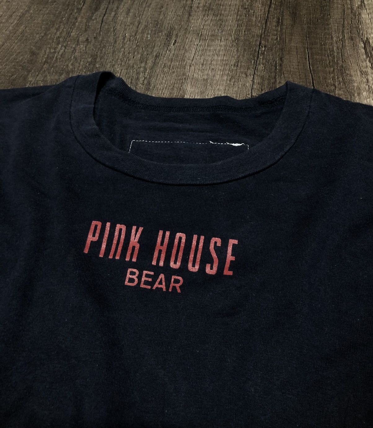 Designer × Japanese Brand × Pink House VINTAGE PINK HOUSE PATCHED DESIGN LONG SLEEVE TEE SHIRT Size US S / EU 44-46 / 1 - 13 Thumbnail