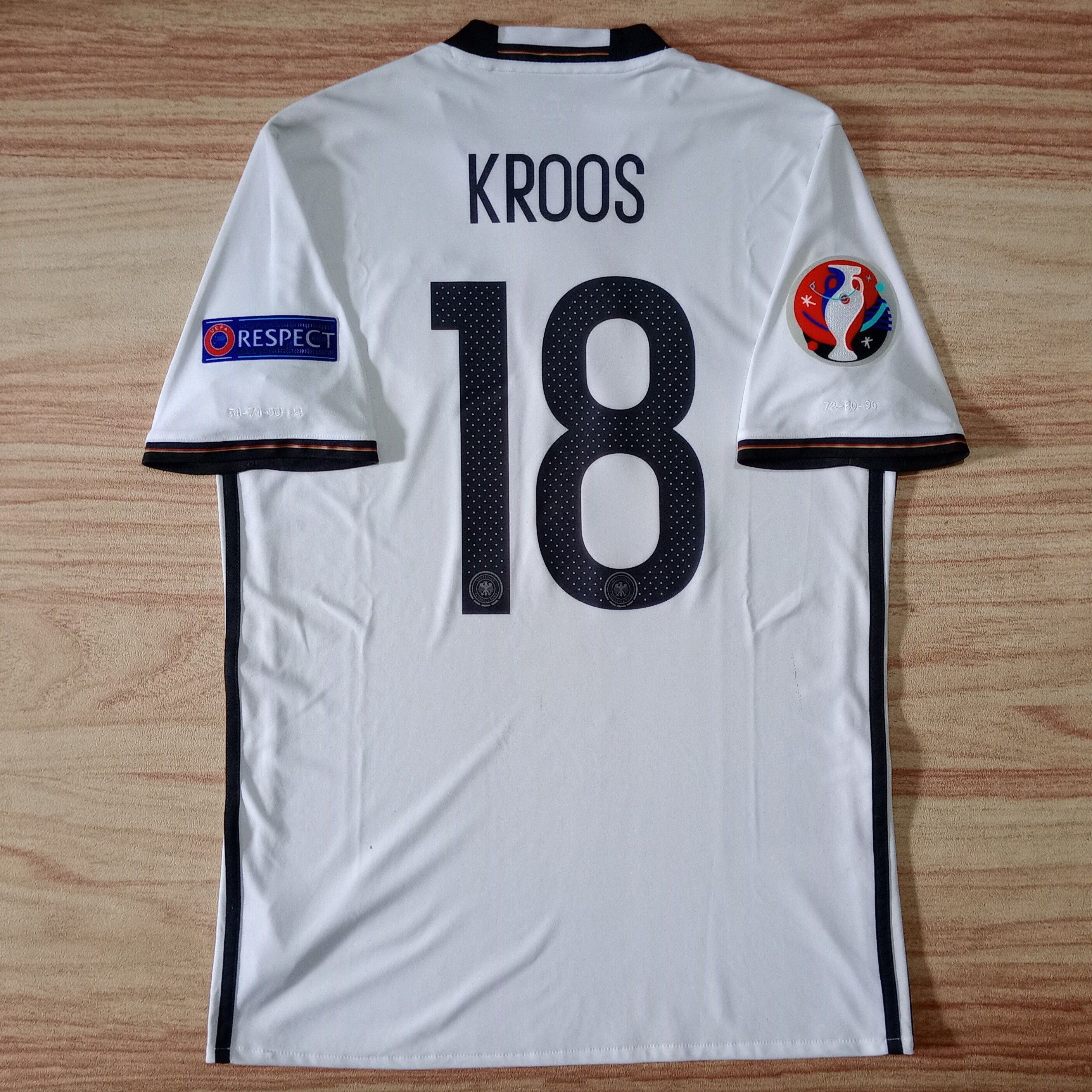 Adidas Germany Euro 2016 Home Jersey Toni Kroos 18 Size US M / EU 48-50 / 2 - 2 Thumbnail