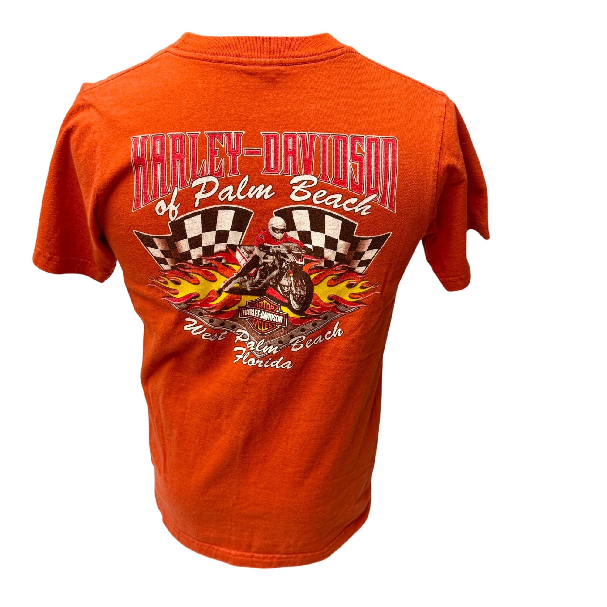 Harley Davidson H-D Motorcycle STREET RACER West PALM BEACH FL Biker Shirt Size US M / EU 48-50 / 2 - 3 Thumbnail