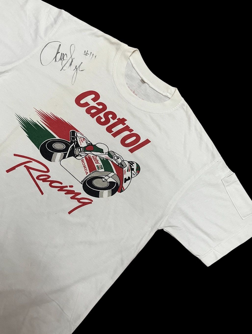 Vintage Castrol Honda Racing MotoGP Design Tshirt x Vintage Size US M / EU 48-50 / 2 - 3 Thumbnail