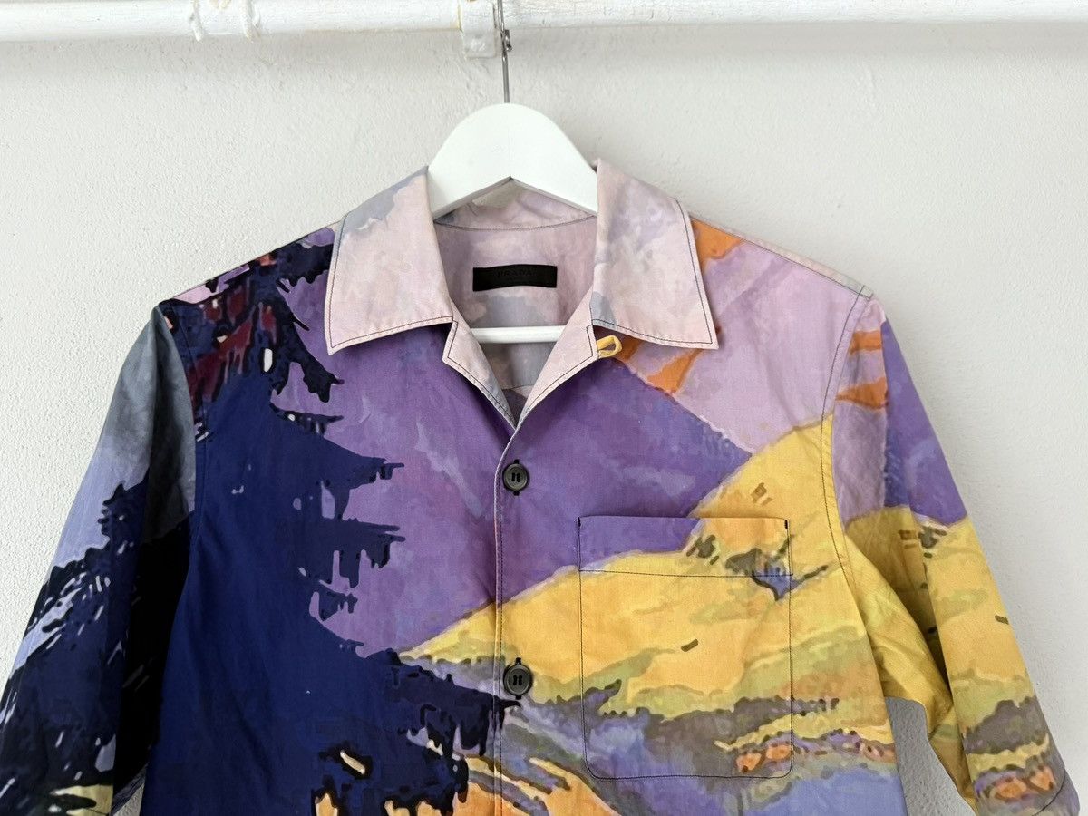 Prada Landscape Print Short Sleeve Shirt Size US S / EU 44-46 / 1 - 6 Thumbnail