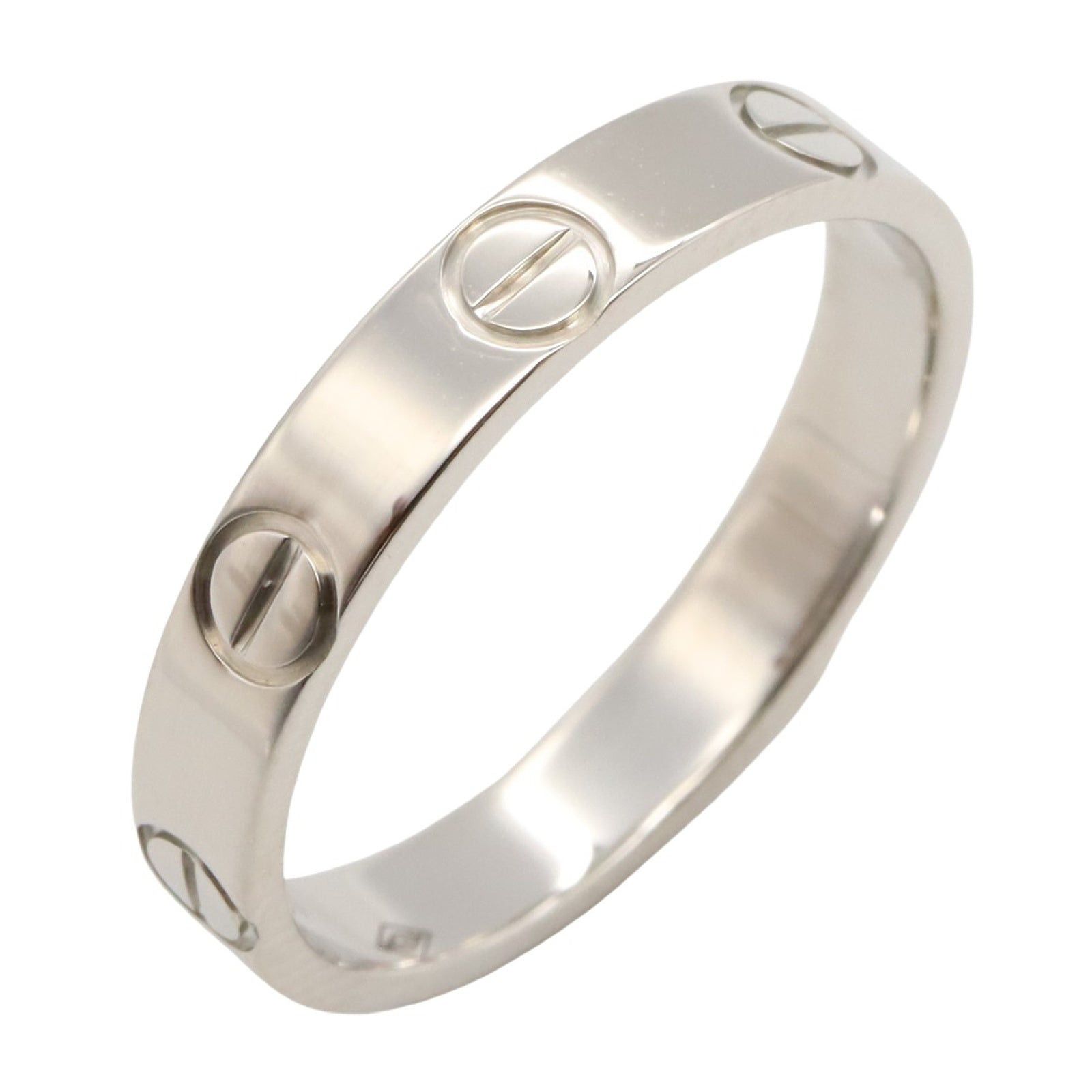 Cartier Cartier Mini Love Ring Pt950 Platinum Silver Size ONE SIZE - 1 Thumbnail