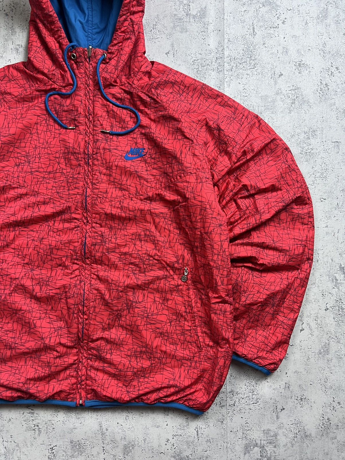 Nike 90s Nike Retro Logo Reversible Vintage Y2K Hooded Jacket Size US M / EU 48-50 / 2 - 4 Thumbnail