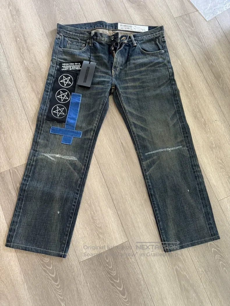 Neighborhood Neighborhood size XL Patch Sailor Denim. XL Rare Big Size. Size US 27 - 1 Thumbnail