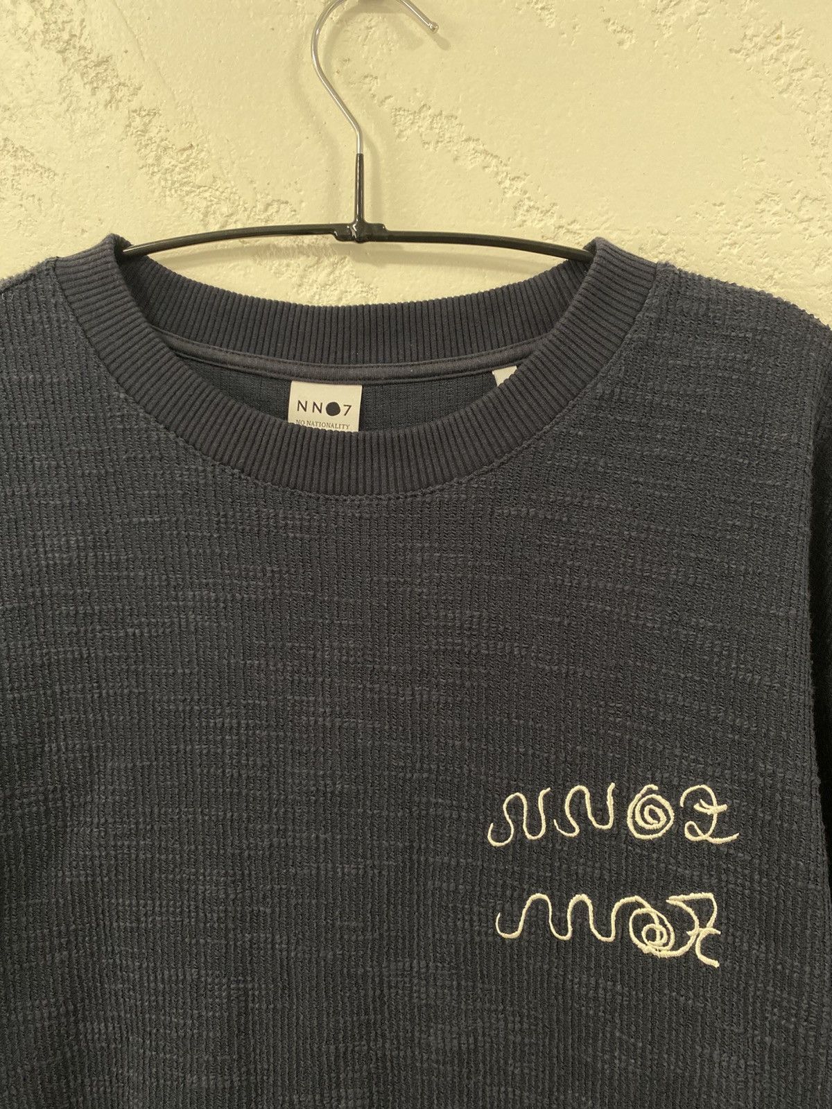 NN07 NN07 No Nationality Dark Blue Oversized T-shirt Nat Tee Sz:S Size US M / EU 48-50 / 2 - 2 Thumbnail