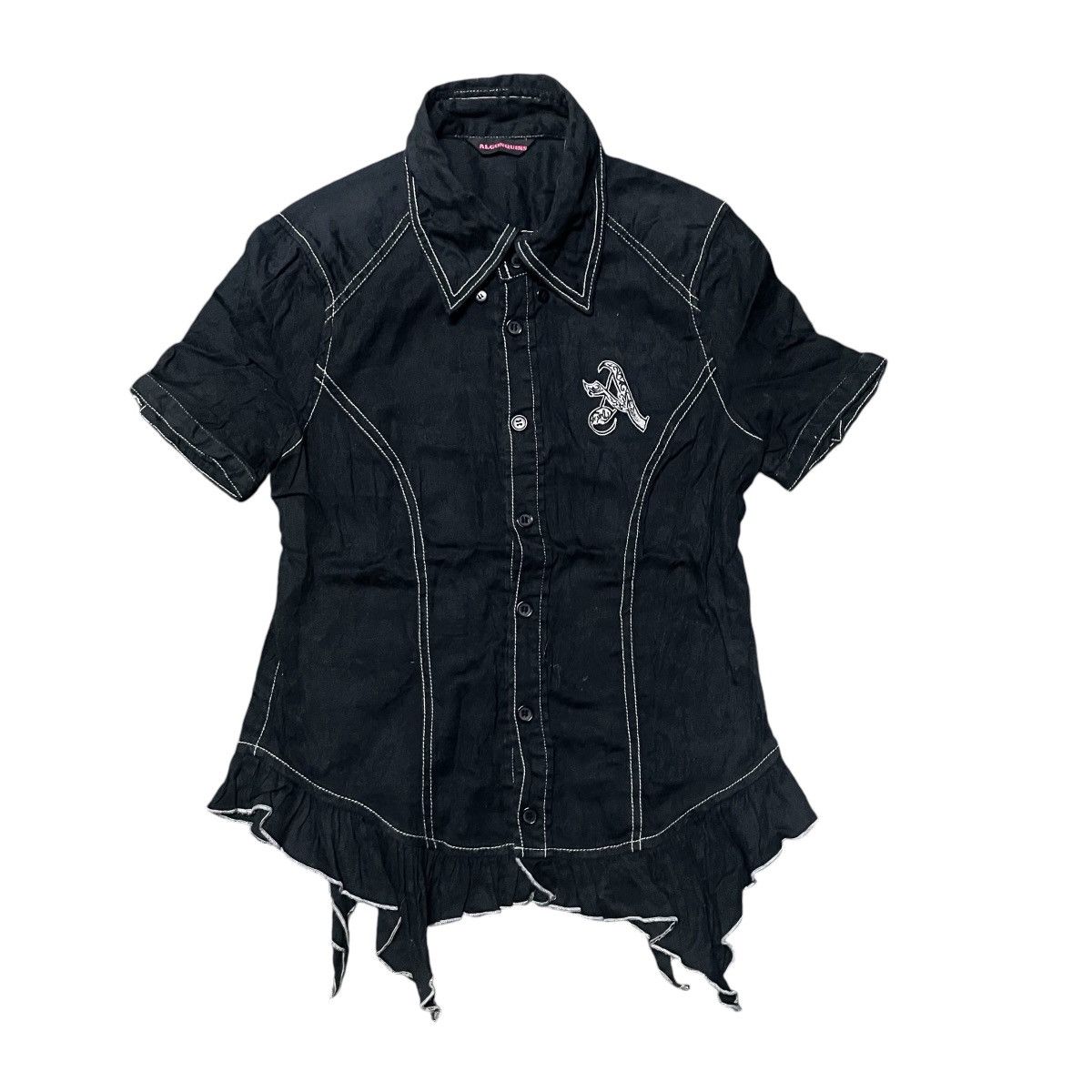 Japanese Brand × Seditionaries 💥Algonquins Button Up Shirt Japanese StreetPunk Style Size S / US 4 / IT 40 - 1 Thumbnail