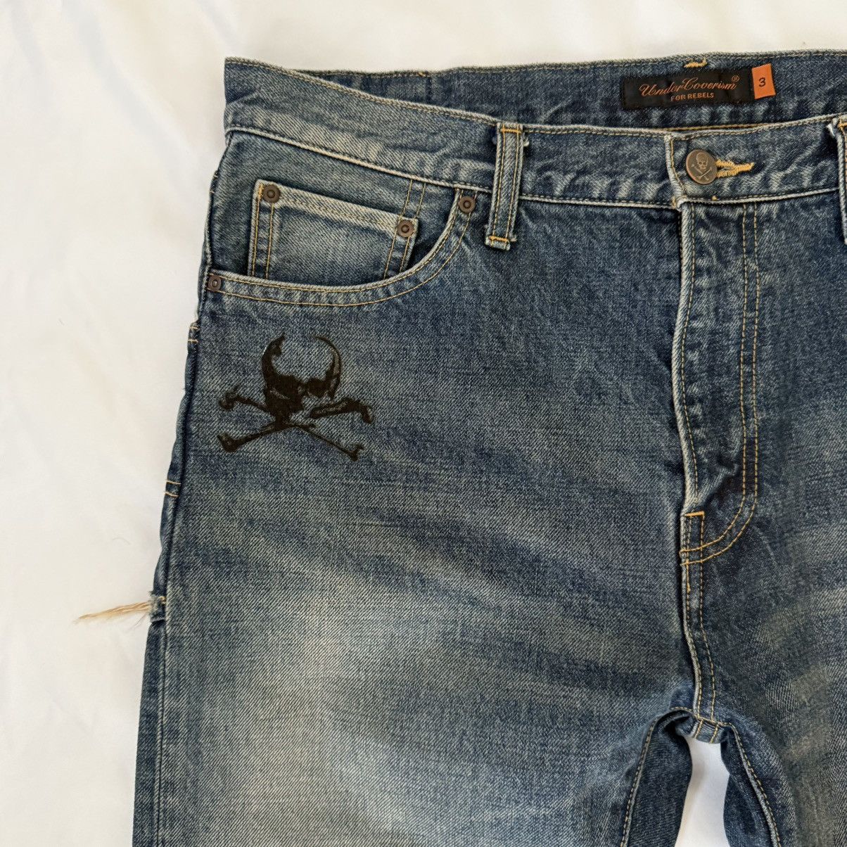 Jun Takahashi × Undercover Undercover ‘05 Skull Denim Size 3 Size US 33 - 5 Thumbnail