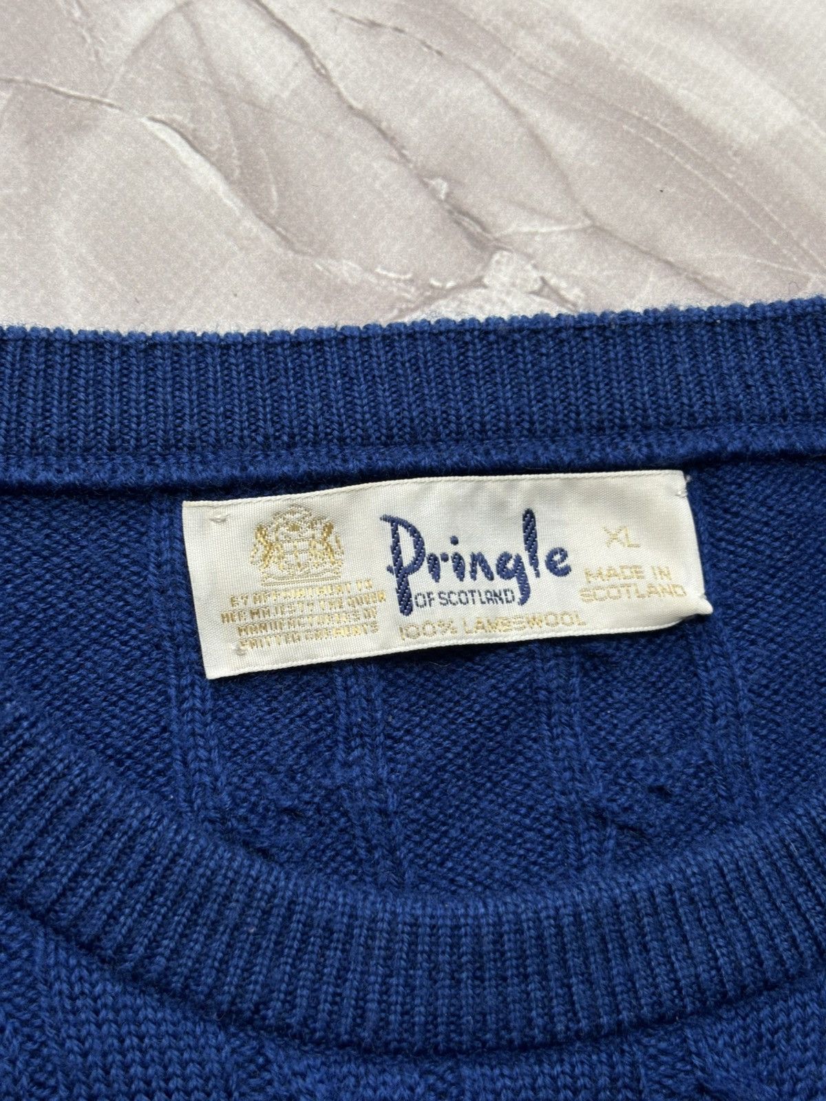 Pringle Of Scotland PRINGLE OF SCOTLAND Cable Knit Sweater 100% Wool Men's XL Size US XL / EU 56 / 4 - 8 Thumbnail