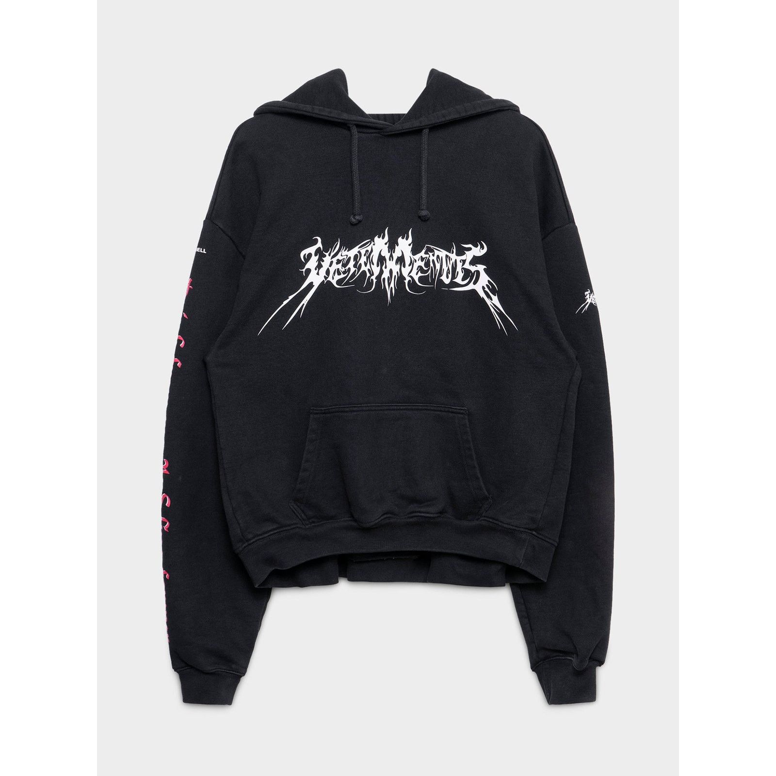 Pre-owned Vetements Aw17 Total Fucking Darkness Hoodie In Black