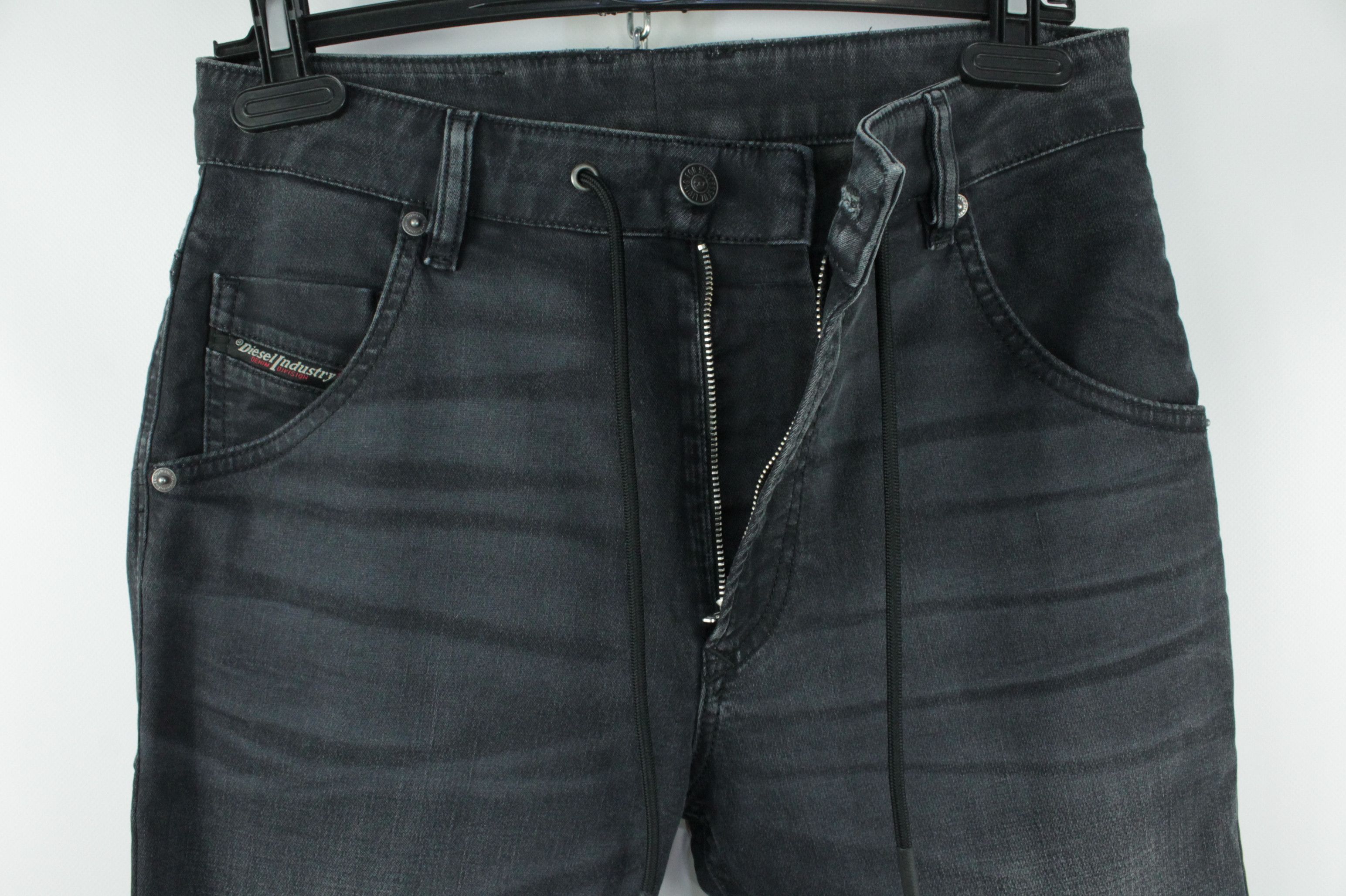 Diesel Diesel KROOLEY-Y-NE Gray Denim Sweat Jeans Men's Size US 28 / EU 44 - 4 Thumbnail