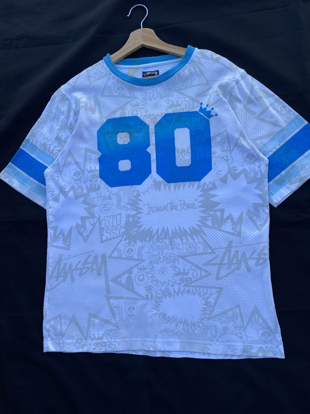 Stussy Rare Stussy “Increase the Peace” Graphic Tshirt Size US L / EU 52-54 / 3 - 7 Thumbnail
