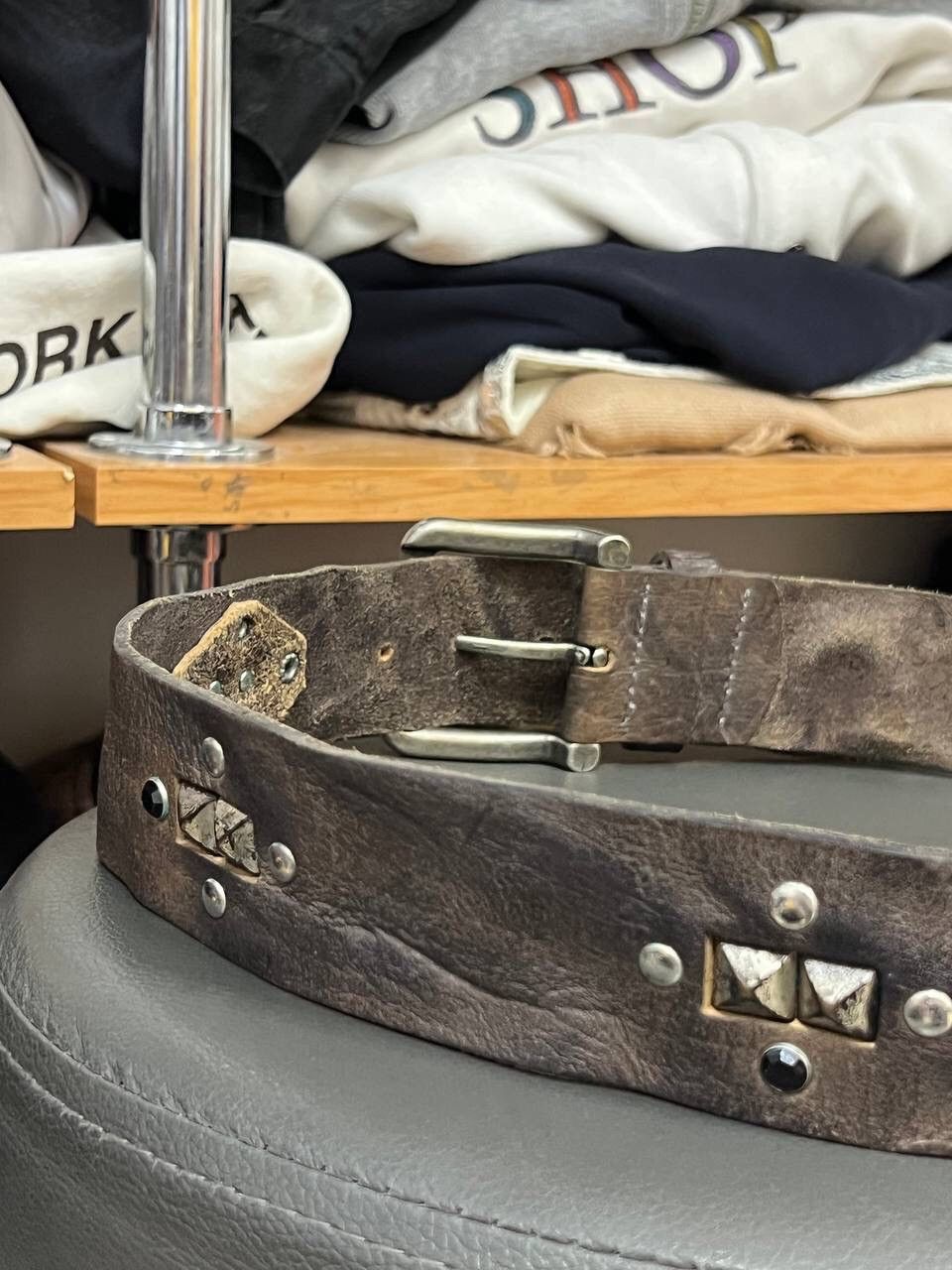 Other Vintage Y2k Diesel Style Leather Archival Belt Size ONE SIZE - 4 Thumbnail