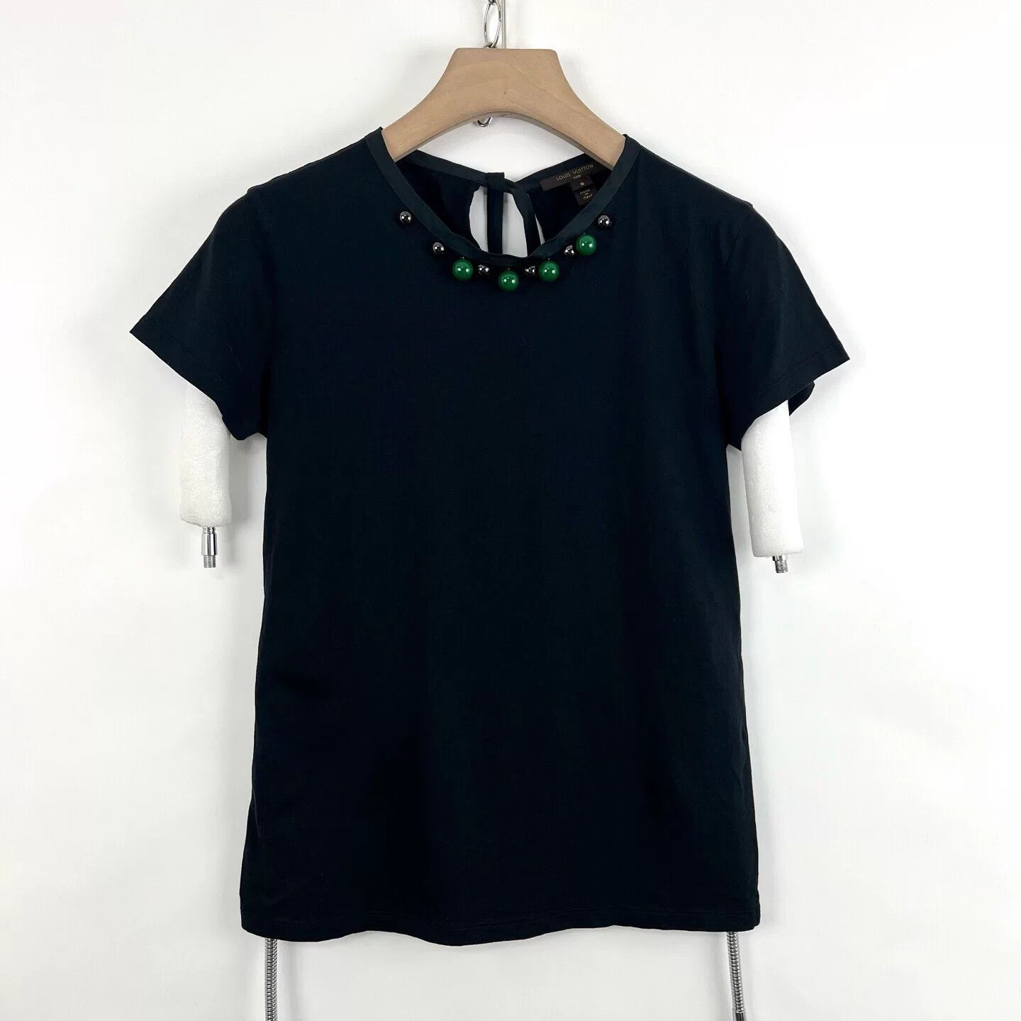 Louis Vuitton Louis Vuitton Beaded Crew Neck Short Sleeve Size S / US 4 / IT 40 - 1 Thumbnail