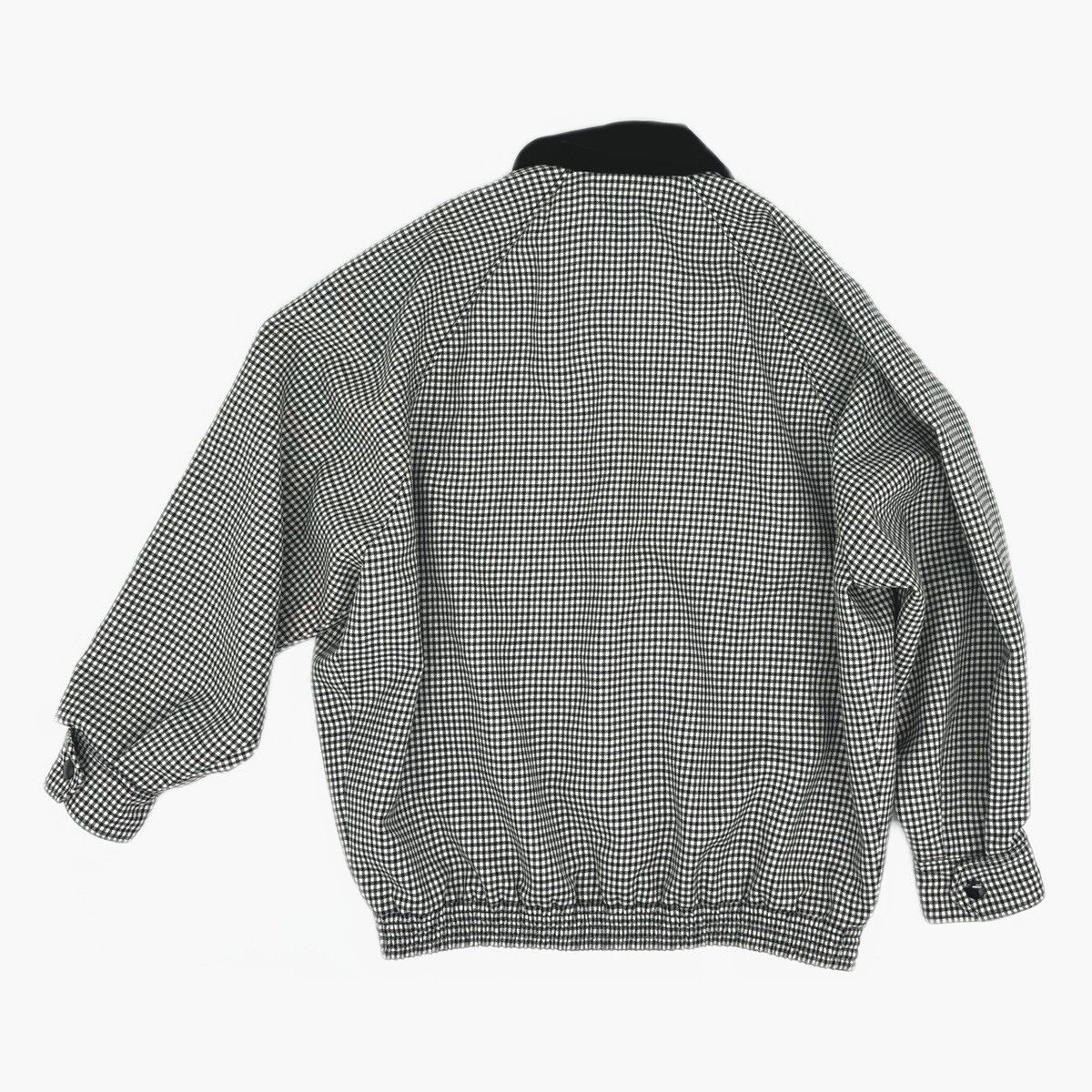 関税込 MiuMiu Checked double weave blouson jacket Cocoa Brown Checked Double Weave Blouson Jacket | Miu Miu