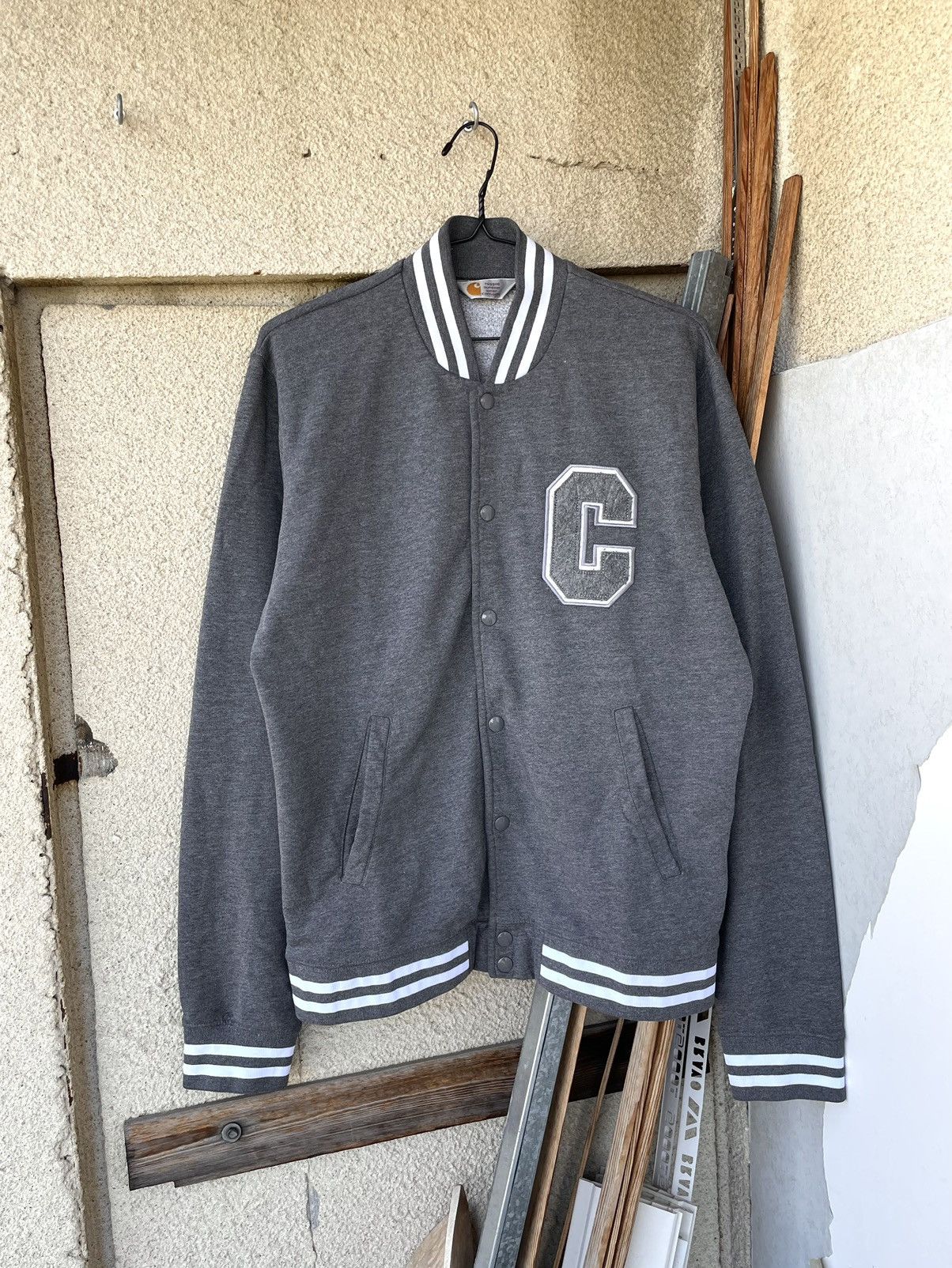 Carhartt Vintage Y2K Carhartt Cup Jacket Varsity Sweatshirt Hoodie Size US L / EU 52-54 / 3 - 5 Thumbnail