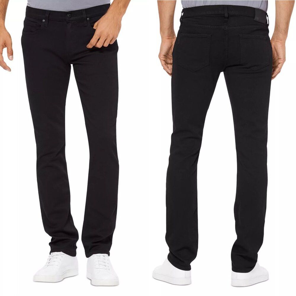 Paige PAIGE Croft Jeans in Black Shadow Size 29 Size US 29 - 1 Thumbnail