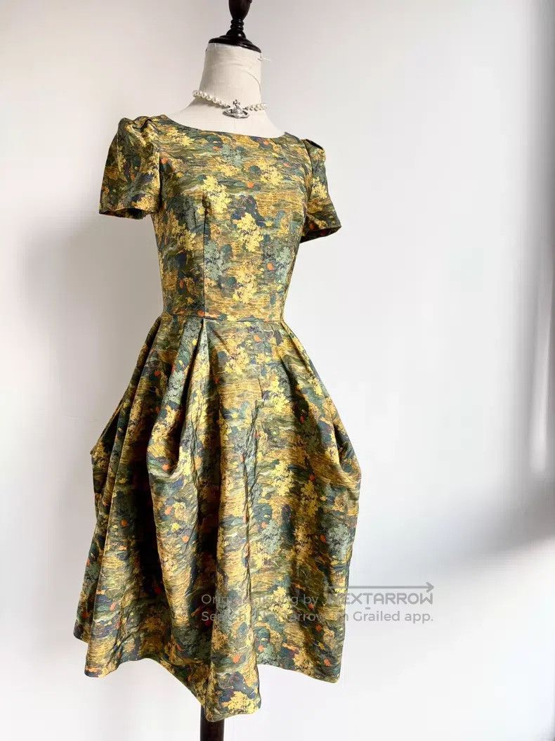 Vivienne Westwood Vivienne Westwood Yellow-Green Danube River Oil Painting S Size M / US 6-8 / IT 42-44 - 1 Thumbnail