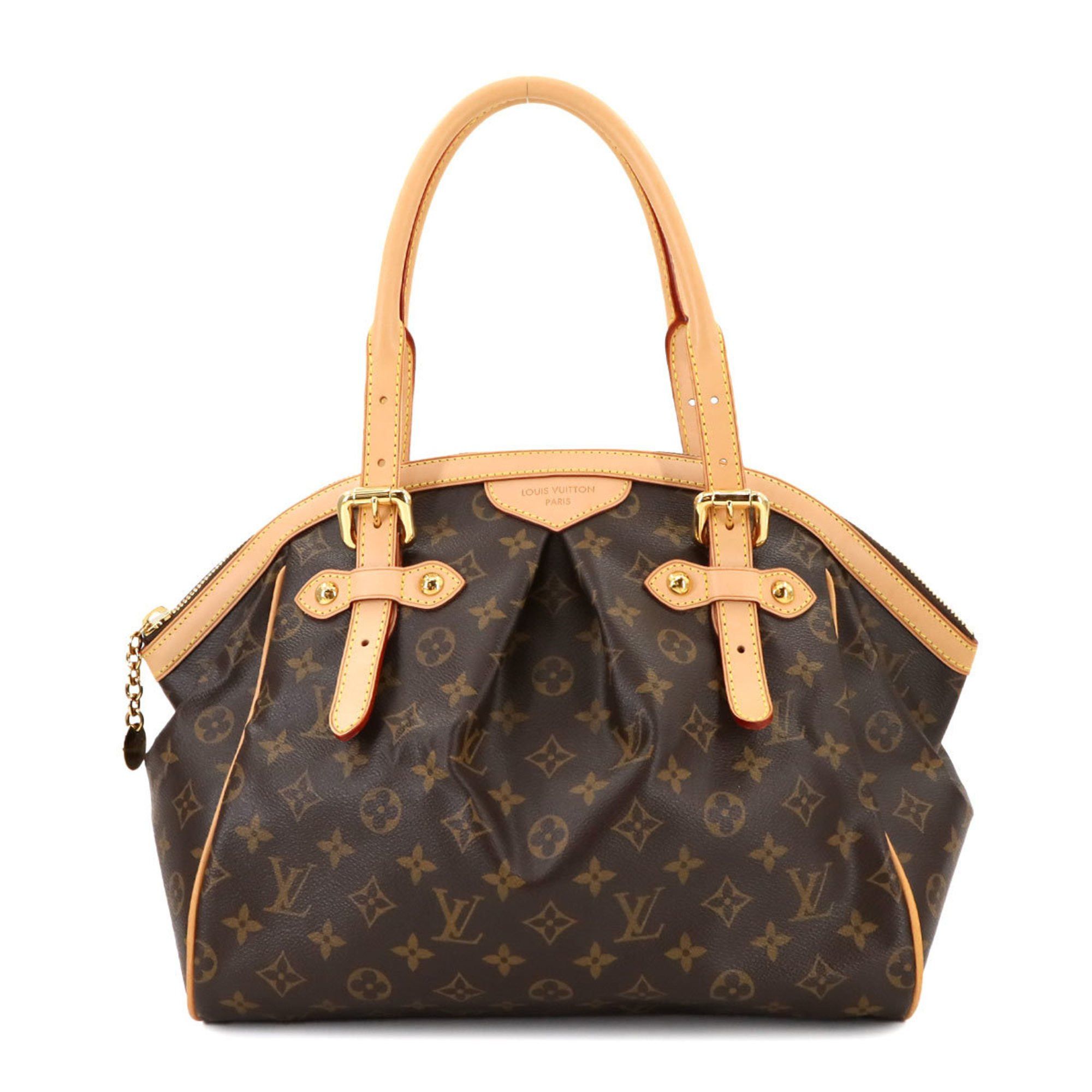Louis Vuitton Monogram Tivoli Gm Tote Bag Brown M40144 Gold Hardware, Women's