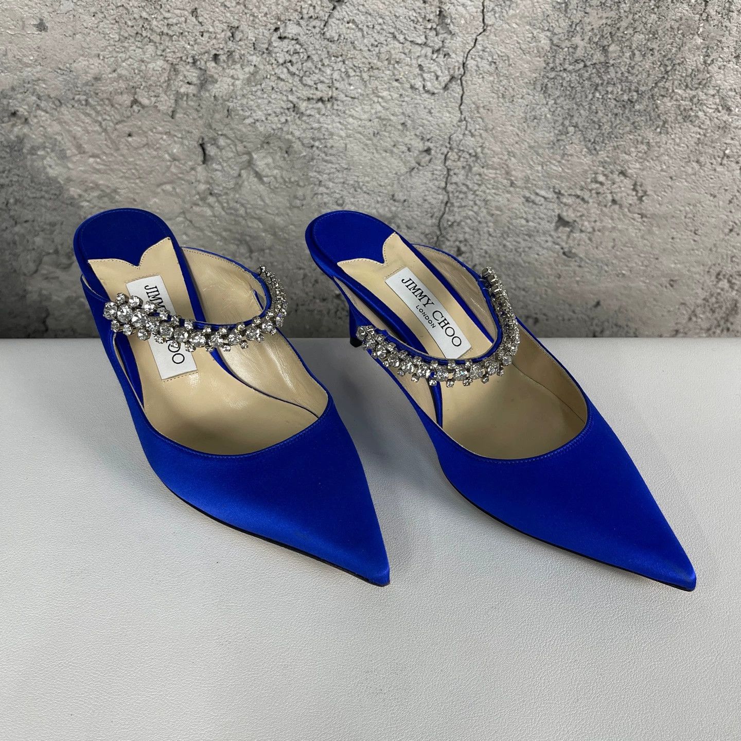 Jimmy Choo Jimmy Choo Heeled Crystal Sandals Size 37 99 New Size US 6.5 / IT 36.5 - 1 Thumbnail