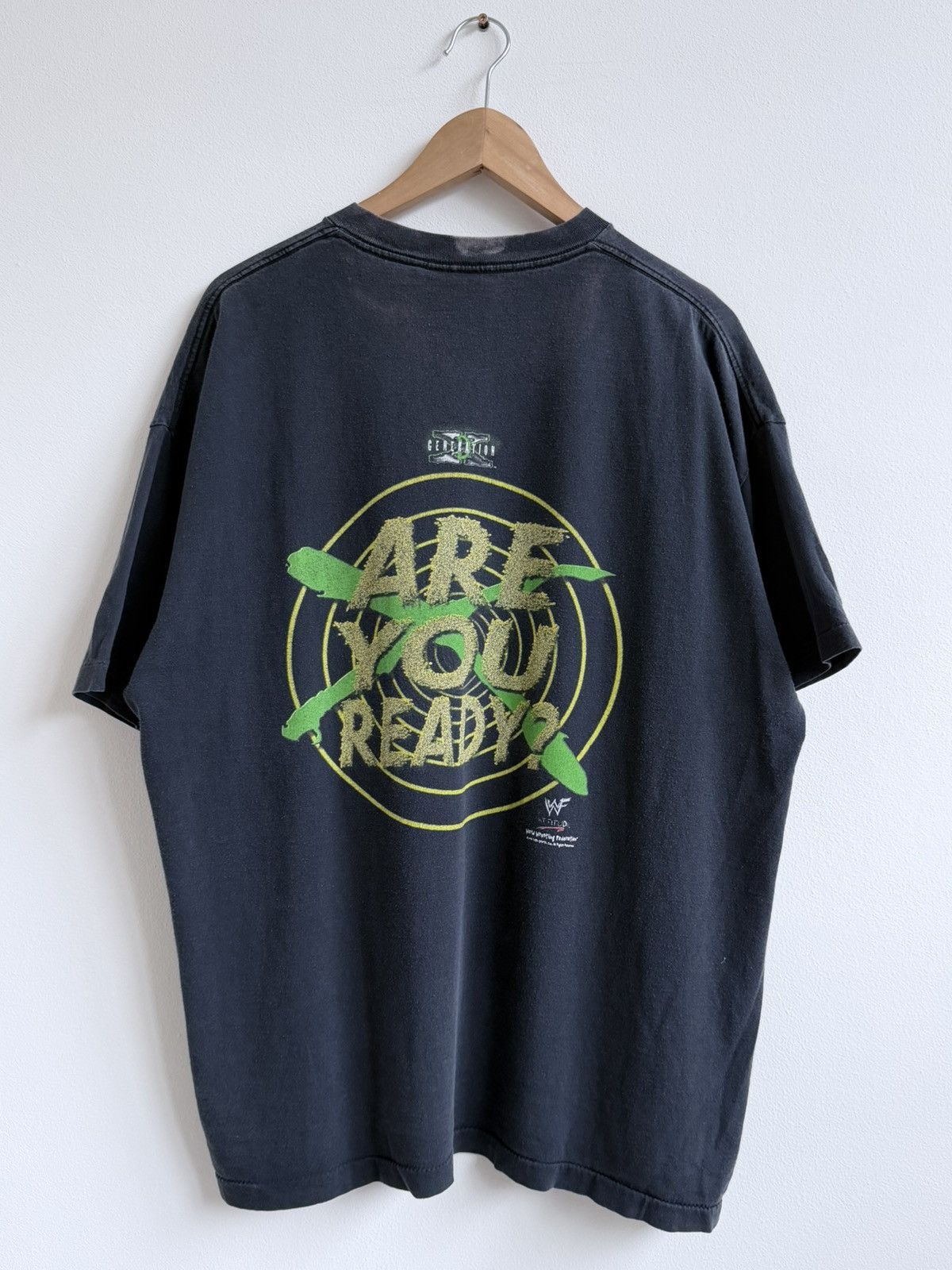 WWF 1998 DX Generation Are You Ready WWF Wrestling T-Shirt Tee Size US XL / EU 56 / 4 - 4 Thumbnail