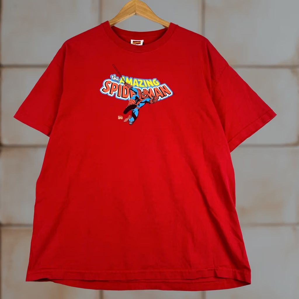 Vintage VINTAGE Marvel Spider-Man Shirt XL Red 2006 Comics T-Shirt Men Crew Neck Short Sleeve Graphic Cap Fun CX Size US XL / EU 56 / 4 - 1 Thumbnail