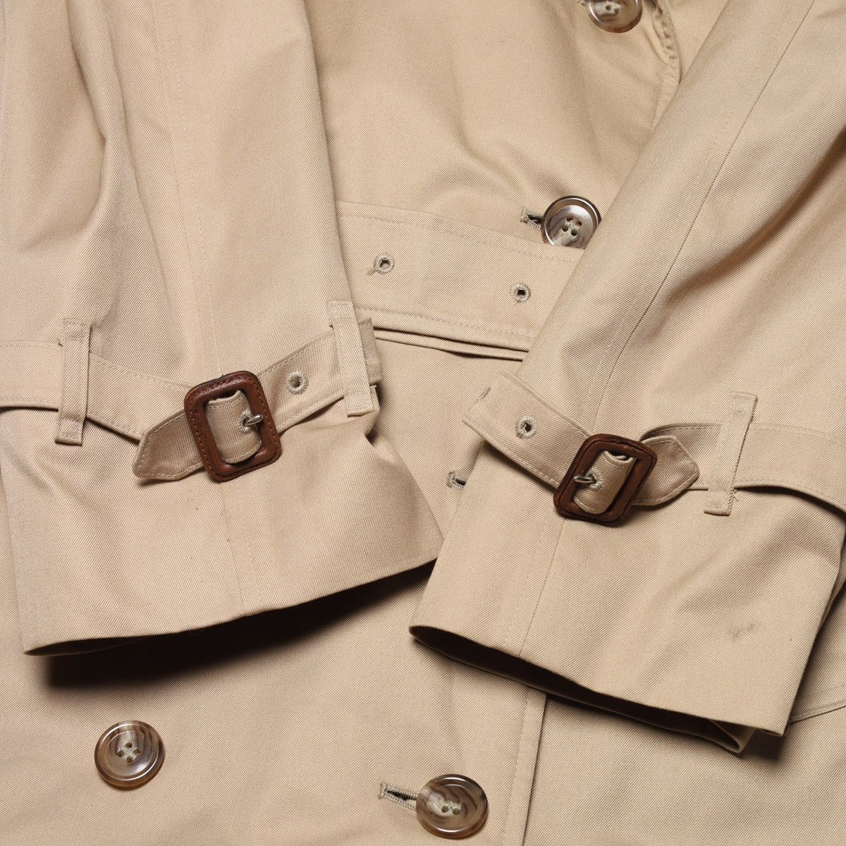 DAKS Daks London Double Breasted Trench Coat Beige Size M / US 6-8 / IT 42-44 - 9 Thumbnail