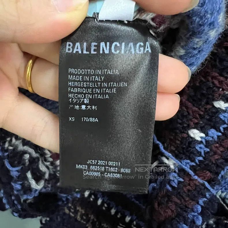 Balenciaga Balenciaga Worn Out Knit Sweater Size US XS / EU 42 / 0 - 4 Thumbnail