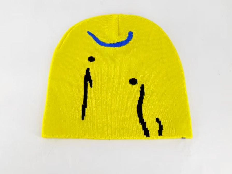 Cartoon Network Ed Edd Eddy Plank No Cuff Skully Beanie Hat Yellow Size ONE SIZE - 2 Thumbnail