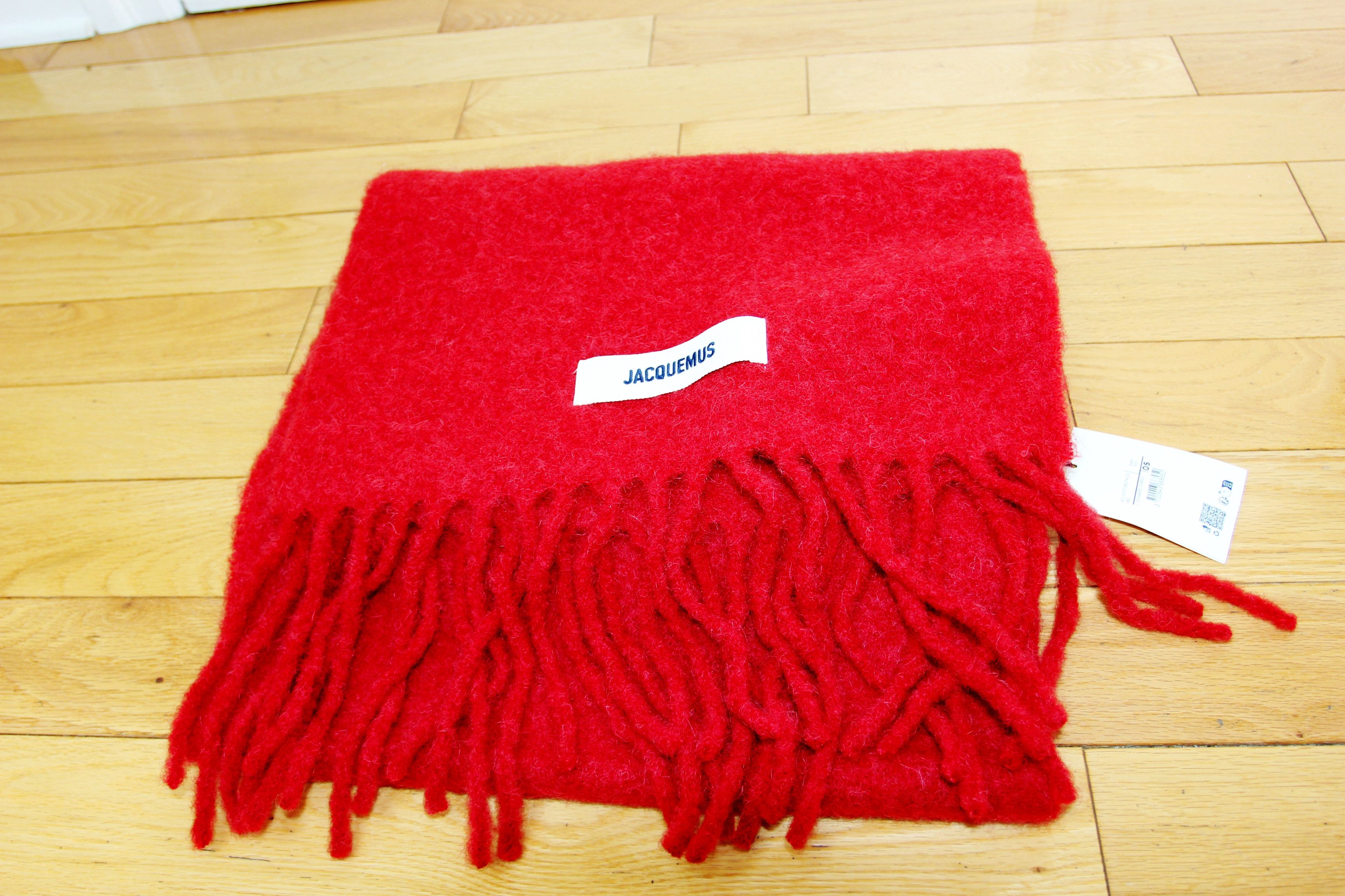 Jacquemus BNWT AW25 JACQUEMUS L ECHARPE CARRO SCARVES RED Size ONE SIZE - 5 Thumbnail
